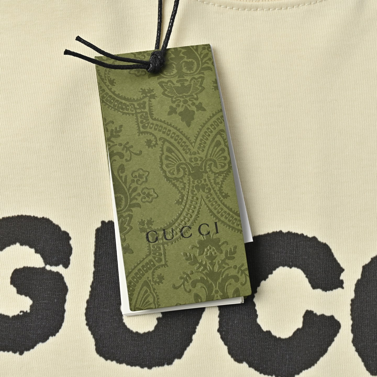 Gucci古驰 25ss新款 趣味卡通系列印花圆领短袖 无感印花 早春系列高克重短袖