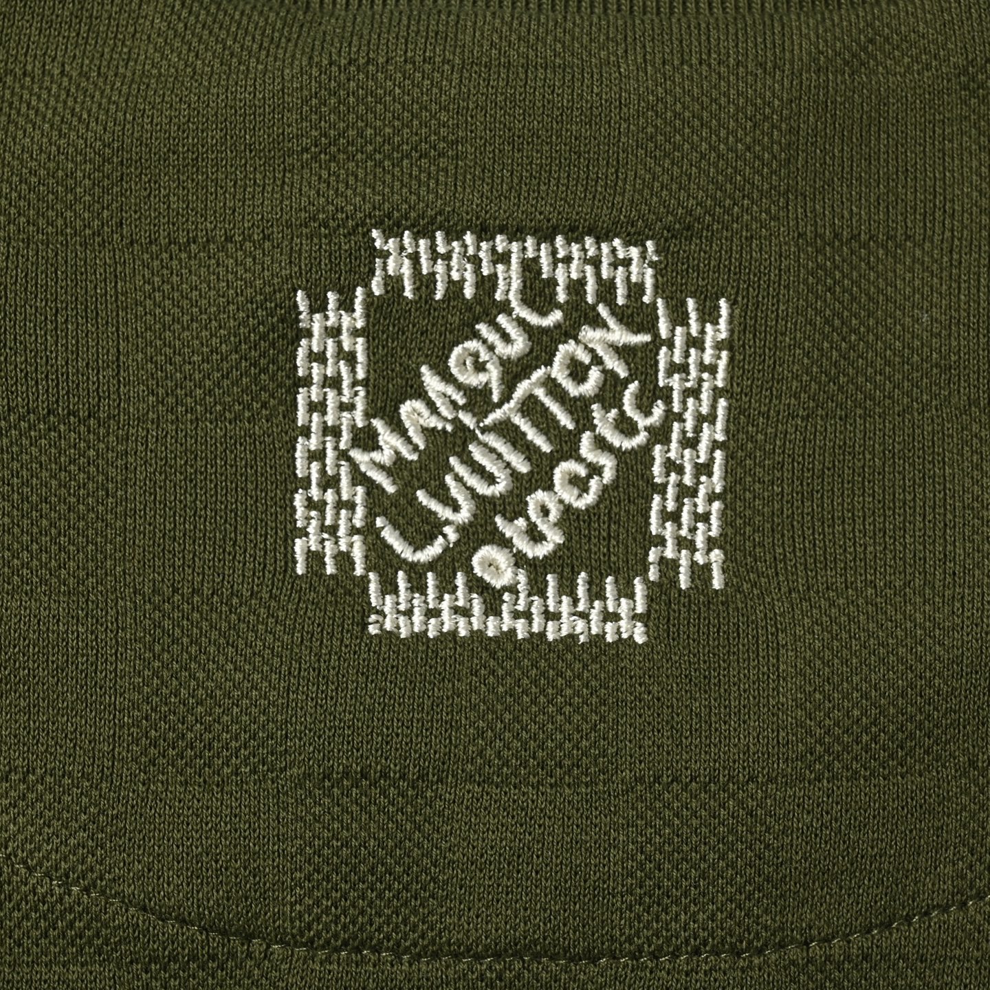 Louis Vuitton路易威登25ss珠地刺绣短袖短袖