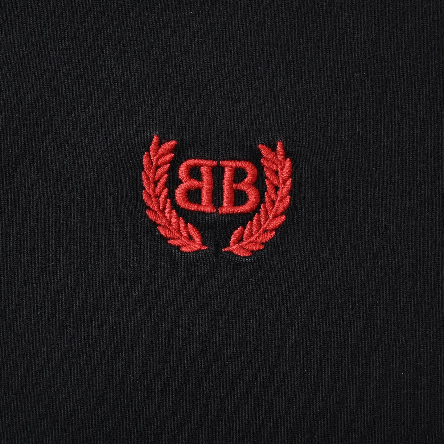 Balenciaga巴黎世家25ss秀款胸前红色刺绣T恤