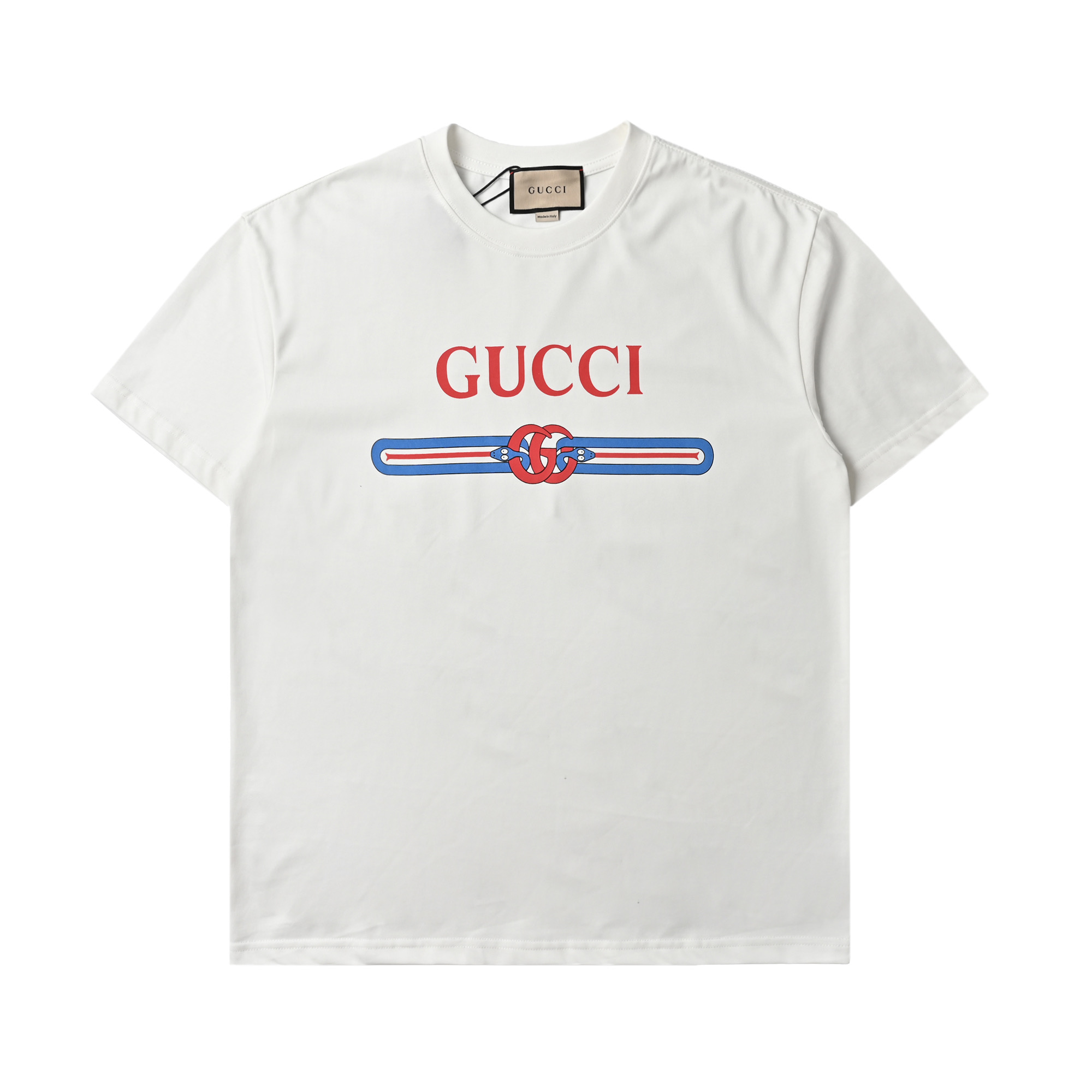 Gucci/古驰 25ss 蛇年限定印花短袖