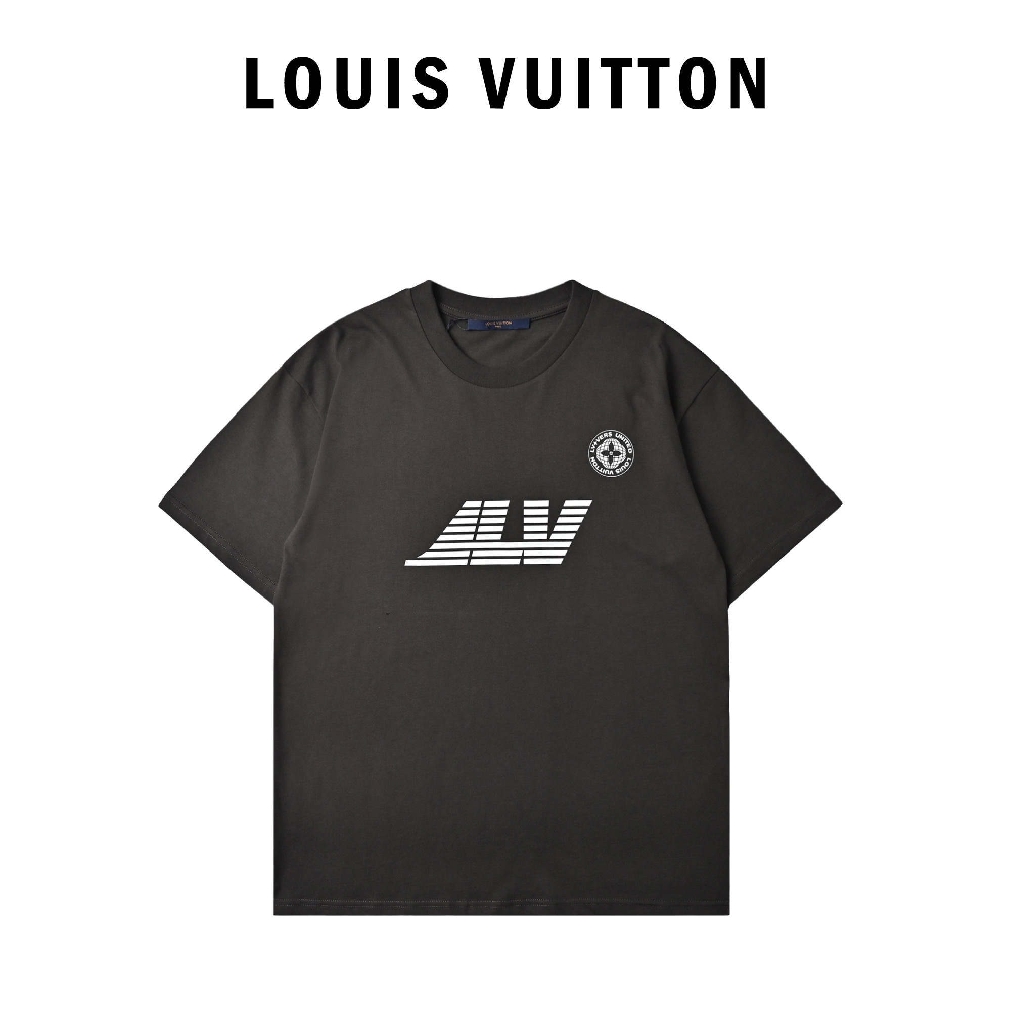 Louis Vuitton路易威登 25ss地球仪印花T恤