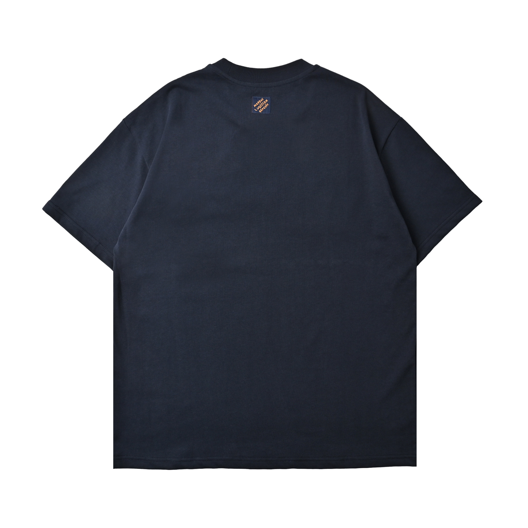 Louis Vuitton路易威登春夏系列菲董发布会珠片Logo渐变字母T恤