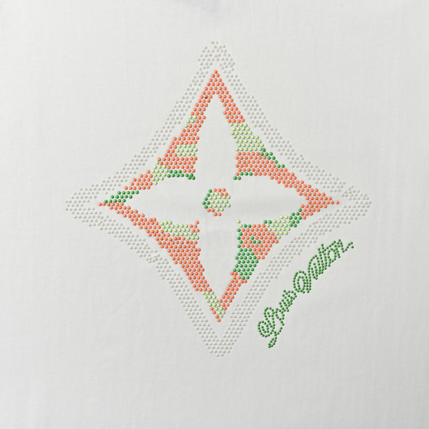 LouisVuitton/路易威登25ss 四叶草花卉亮片短袖-Chinese UA Cheap High Quatity Brand Clothes Bags handbags Sneakers wholesale wholesaler seller from China Factory suppliers Fashion Clothing Shoes best Quality Beautiful Price LouisVuitton/路易威登25ss 四叶草花卉亮片短袖