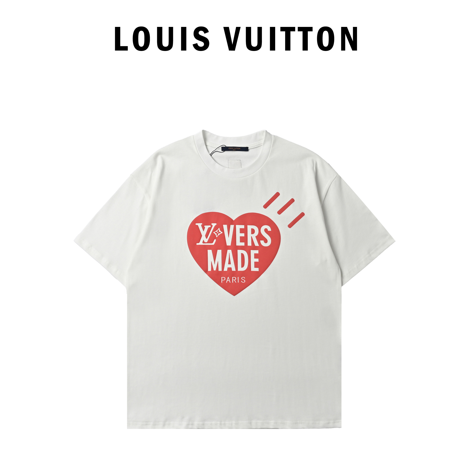 Louis Vuitton 路易威登LV&NIGO爱心T恤 经典的搭配LV经典字母logo