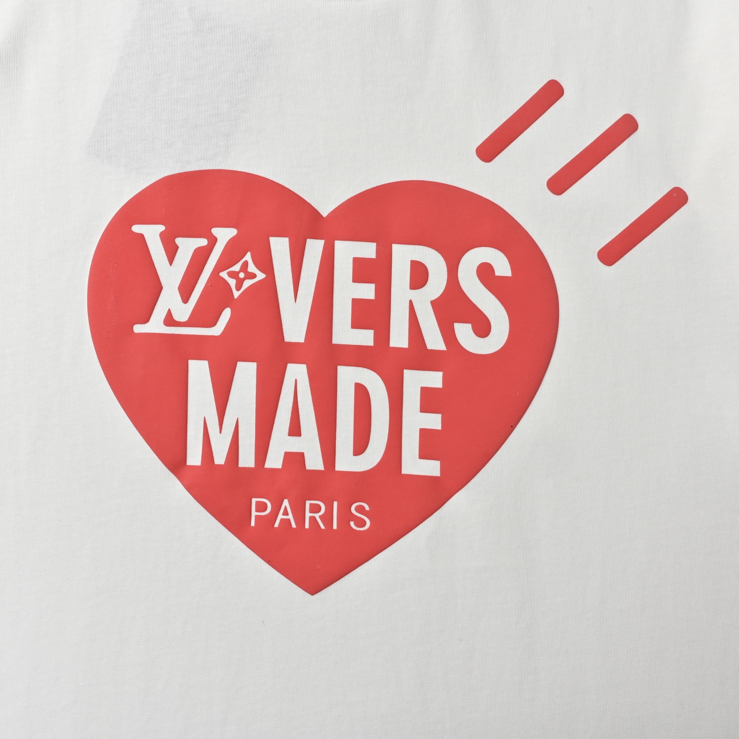 Louis Vuitton 路易威登LV&NIGO爱心T恤 经典的搭配LV经典字母logo