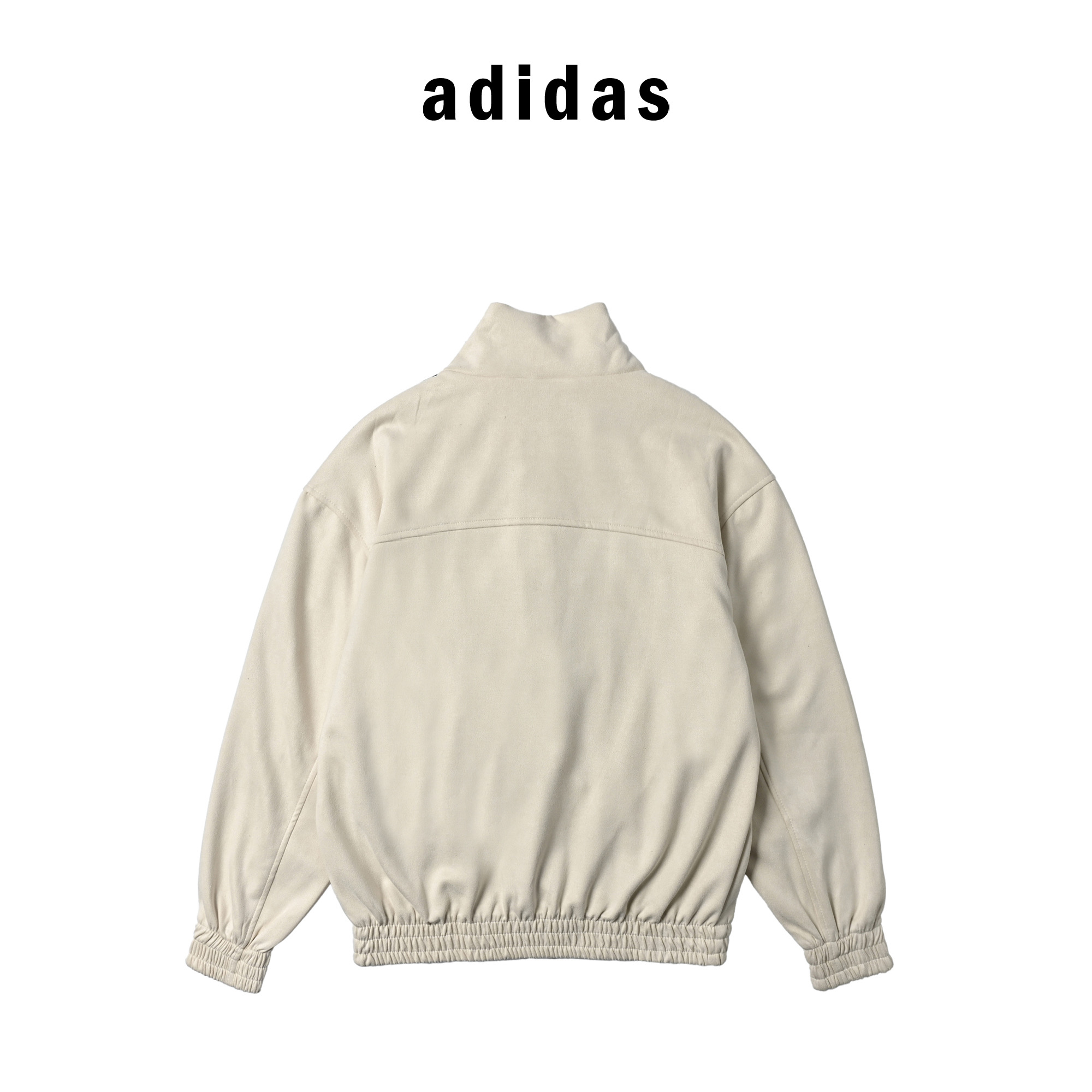 adidas 阿迪达斯 三叶草新中式麂皮唐装外套