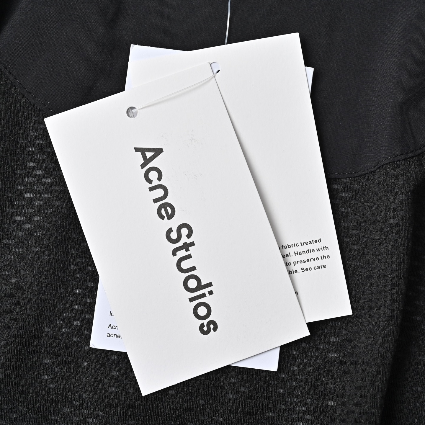 Acne Studios 25早春新款 1996系列风衣外套徽标刺绣廓形夹克外套