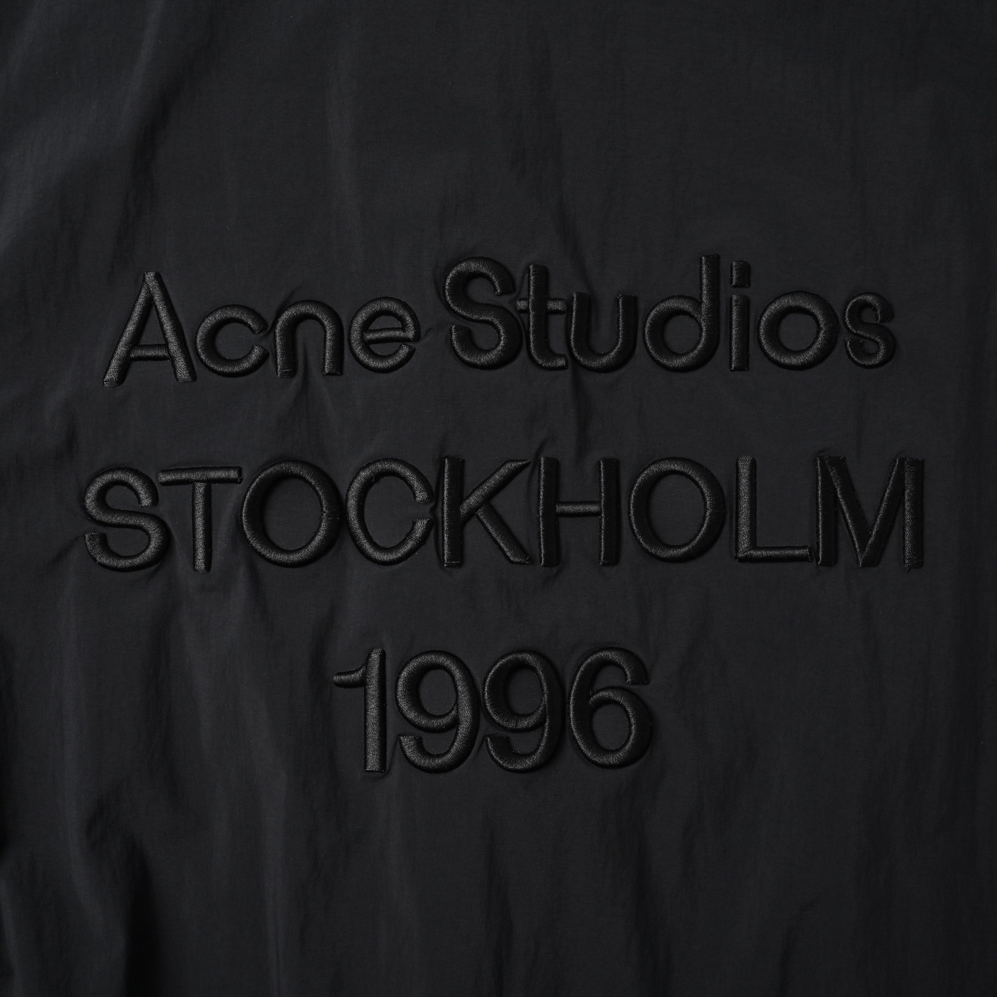 Acne Studios 25早春新款 1996系列风衣外套徽标刺绣廓形夹克外套