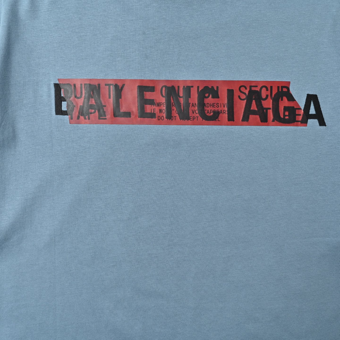 Balenciaga巴黎世家 25ss 胶带刺绣短袖