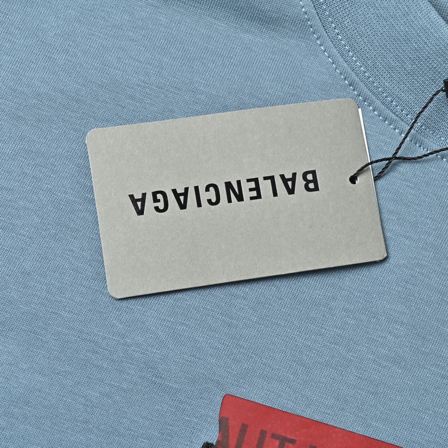 Balenciaga巴黎世家 25ss 胶带刺绣短袖