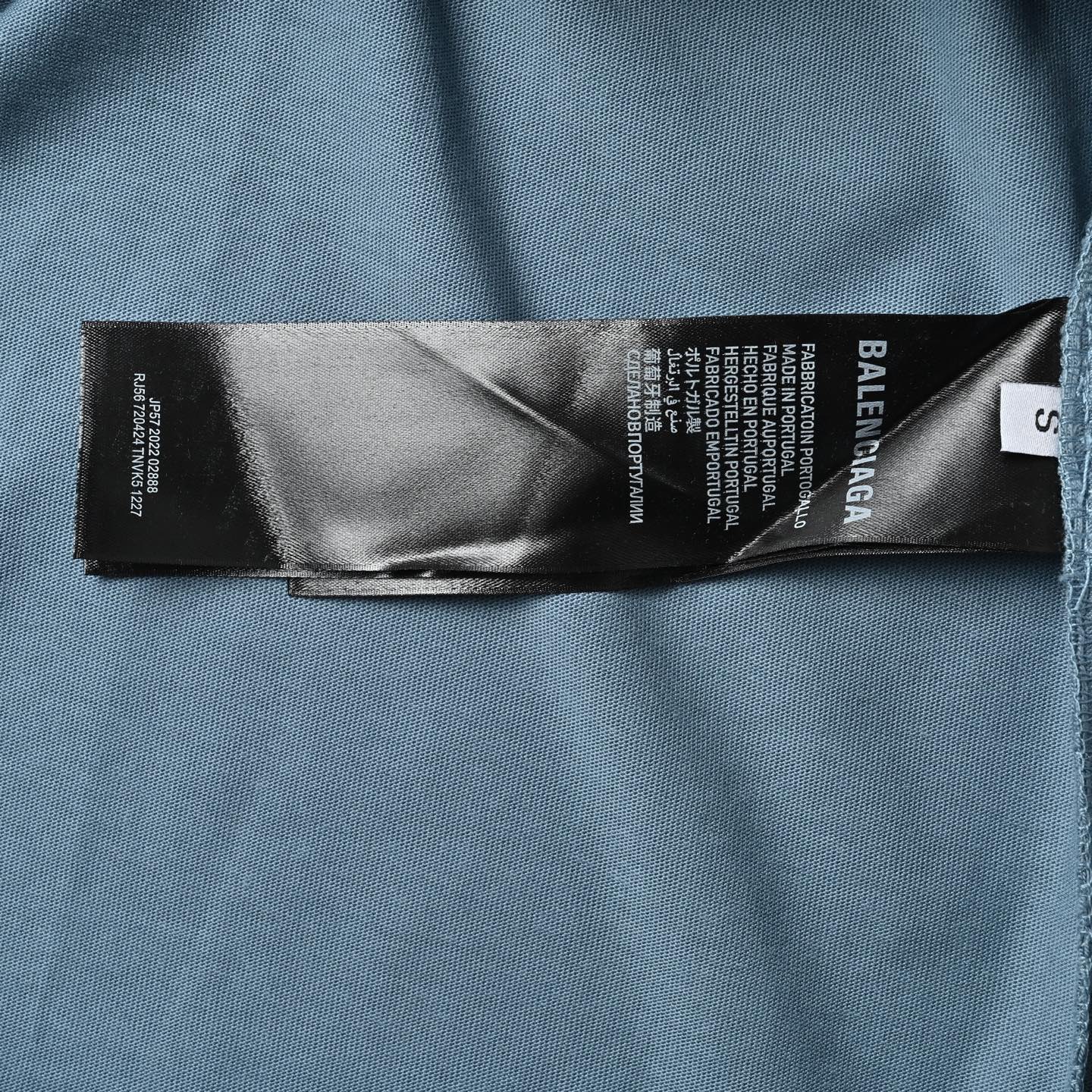 Balenciaga巴黎世家 25ss 胶带刺绣短袖