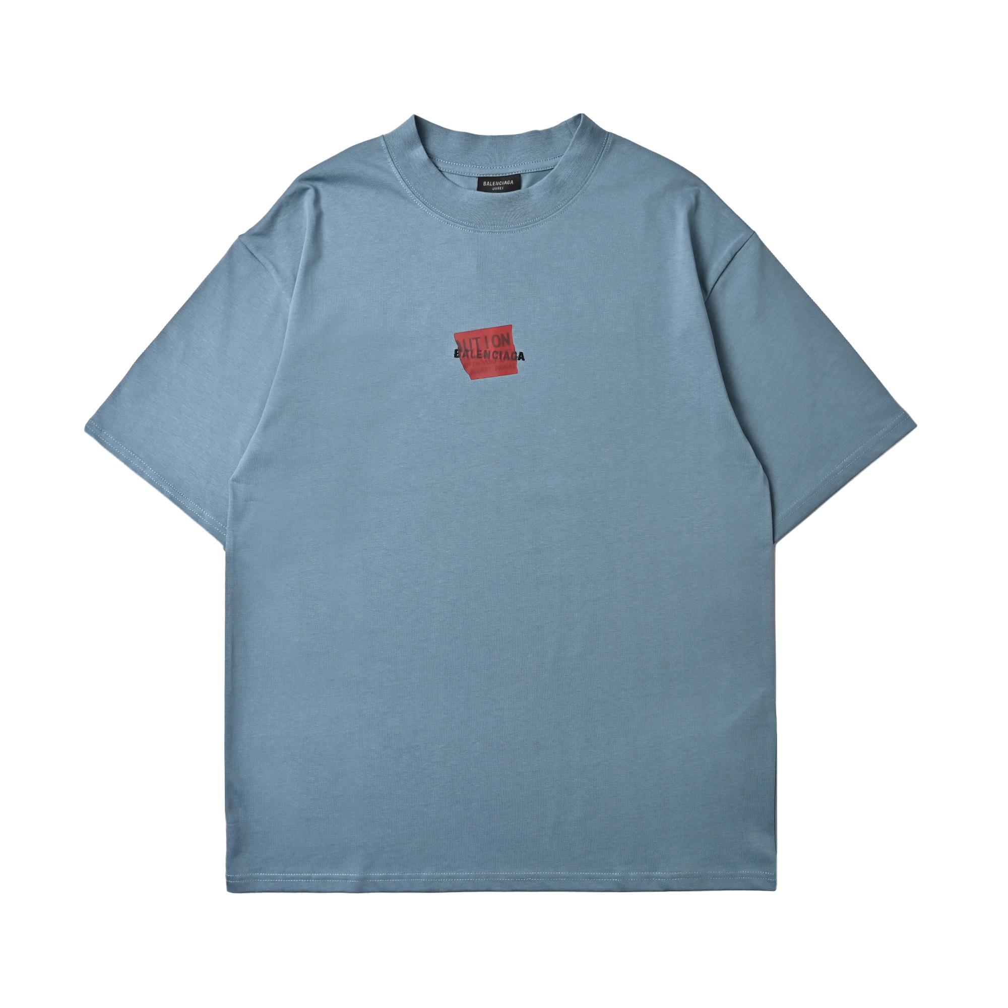 Balenciaga巴黎世家 25ss 胶带刺绣短袖