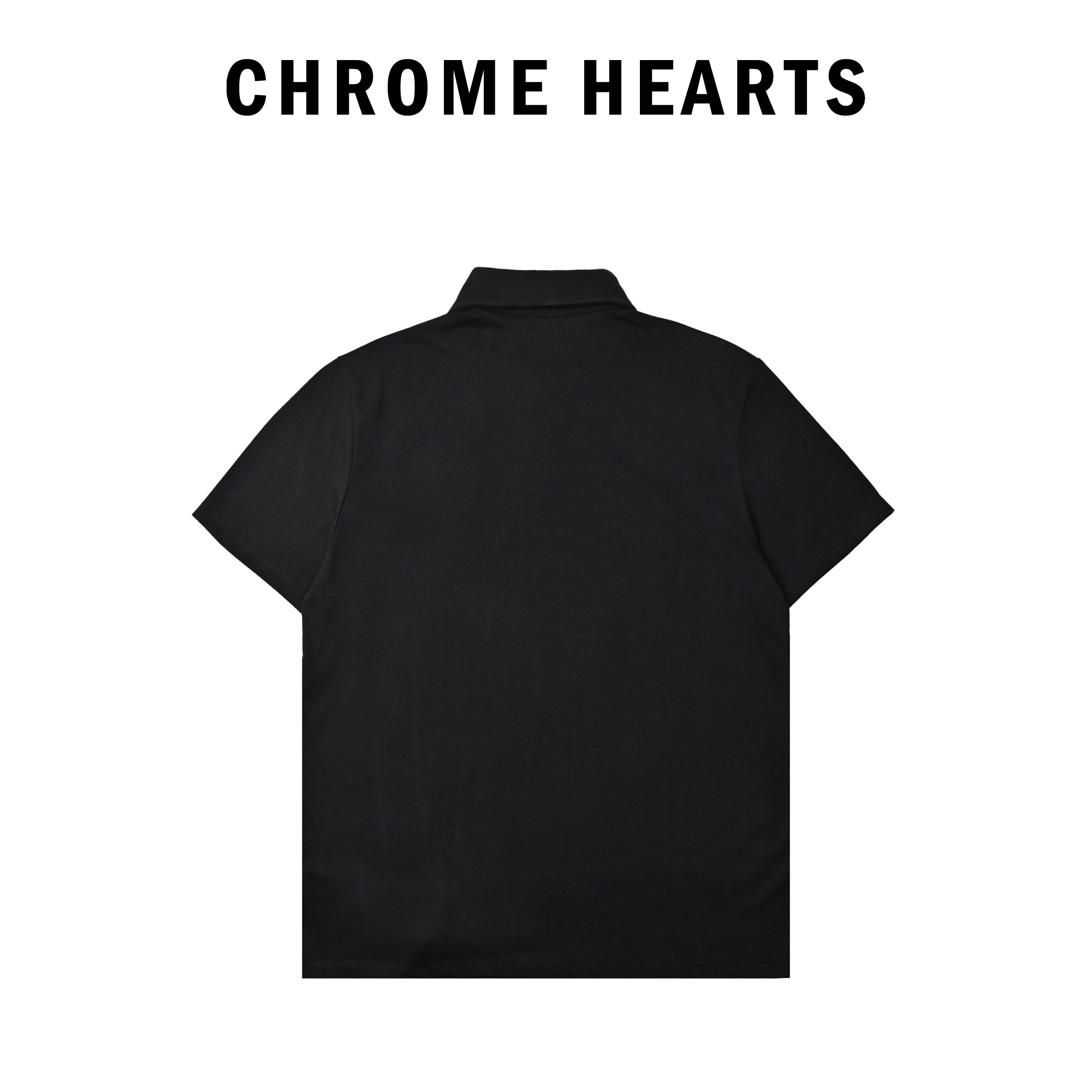 ChromeHearts克罗心梵文印花POLO衫-Chinese UA Cheap High Quatity Brand Clothes Bags handbags Sneakers wholesale wholesaler seller from China Factory suppliers Fashion Clothing Shoes best Quality Beautiful Price ChromeHearts克罗心梵文印花POLO衫
