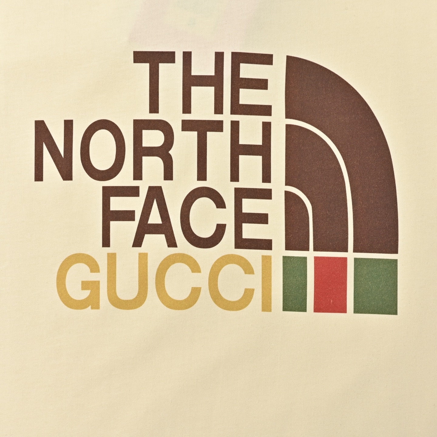 Gucci & The North Face 联名款印花logo短袖