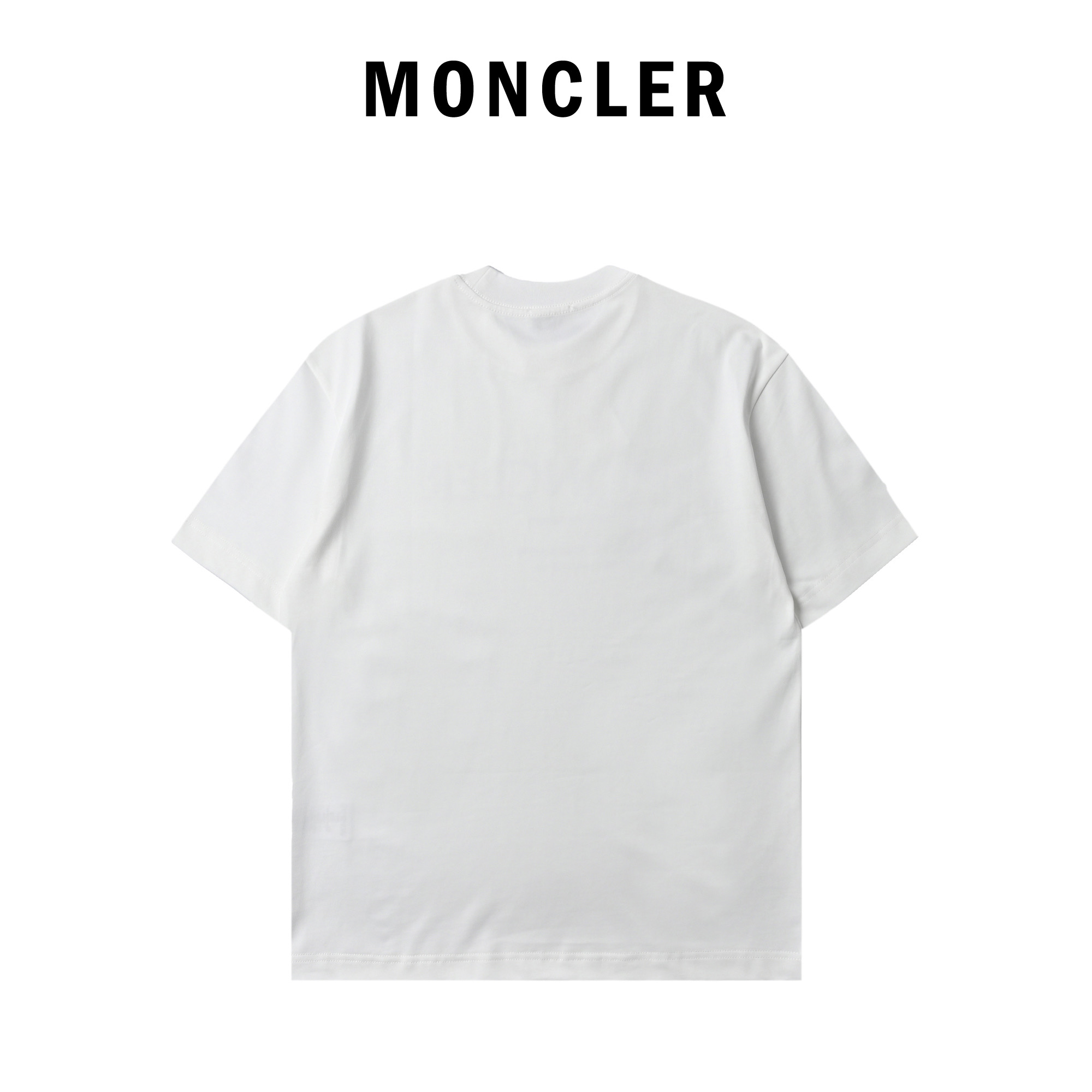 MONCLER/蒙口 英文短句短袖T恤-Chinese UA Cheap High Quatity Brand Clothes Bags handbags Sneakers wholesale wholesaler seller from China Factory suppliers Fashion Clothing Shoes best Quality Beautiful Price MONCLER/蒙口 英文短句短袖T恤
