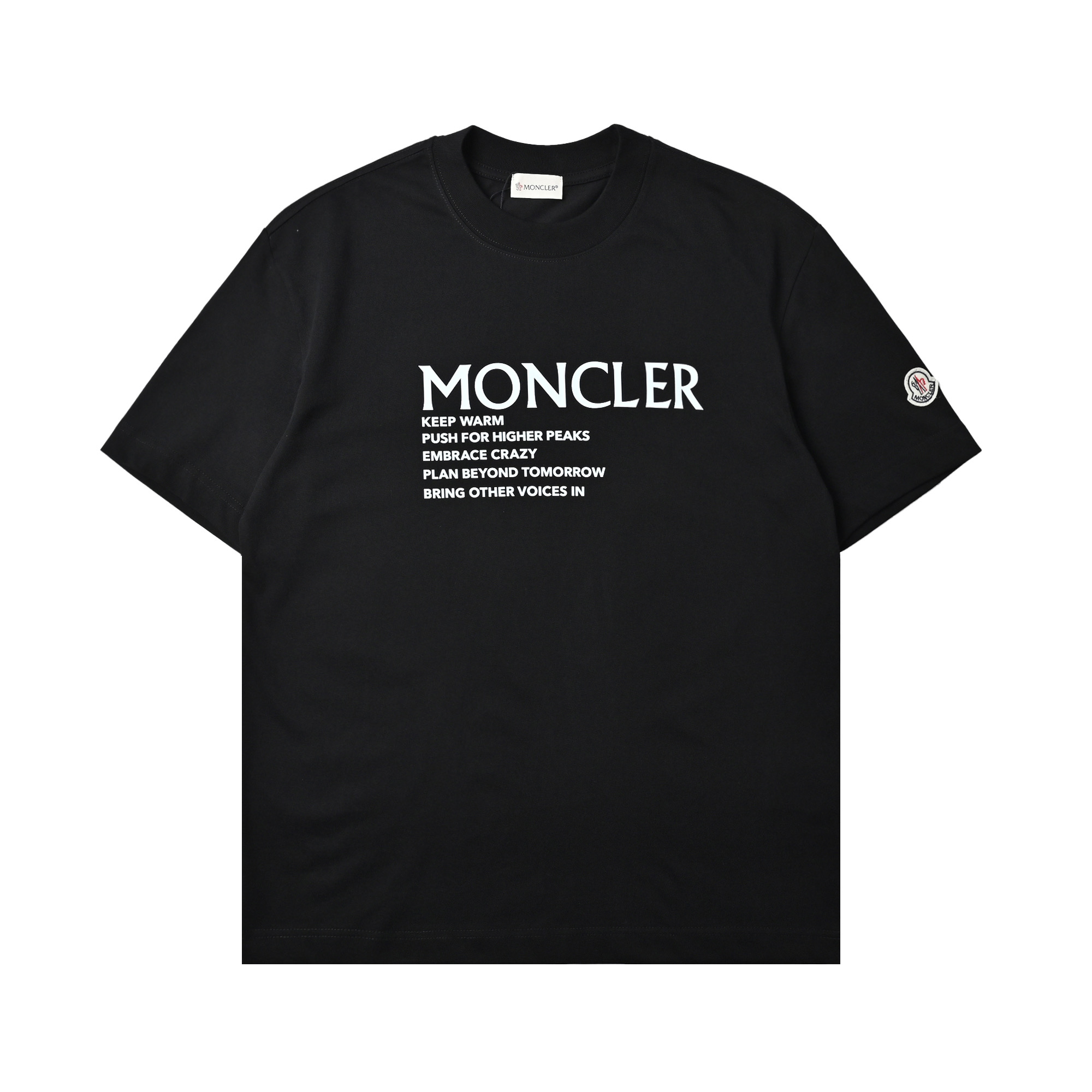 MONCLER/蒙口 英文短句短袖T恤