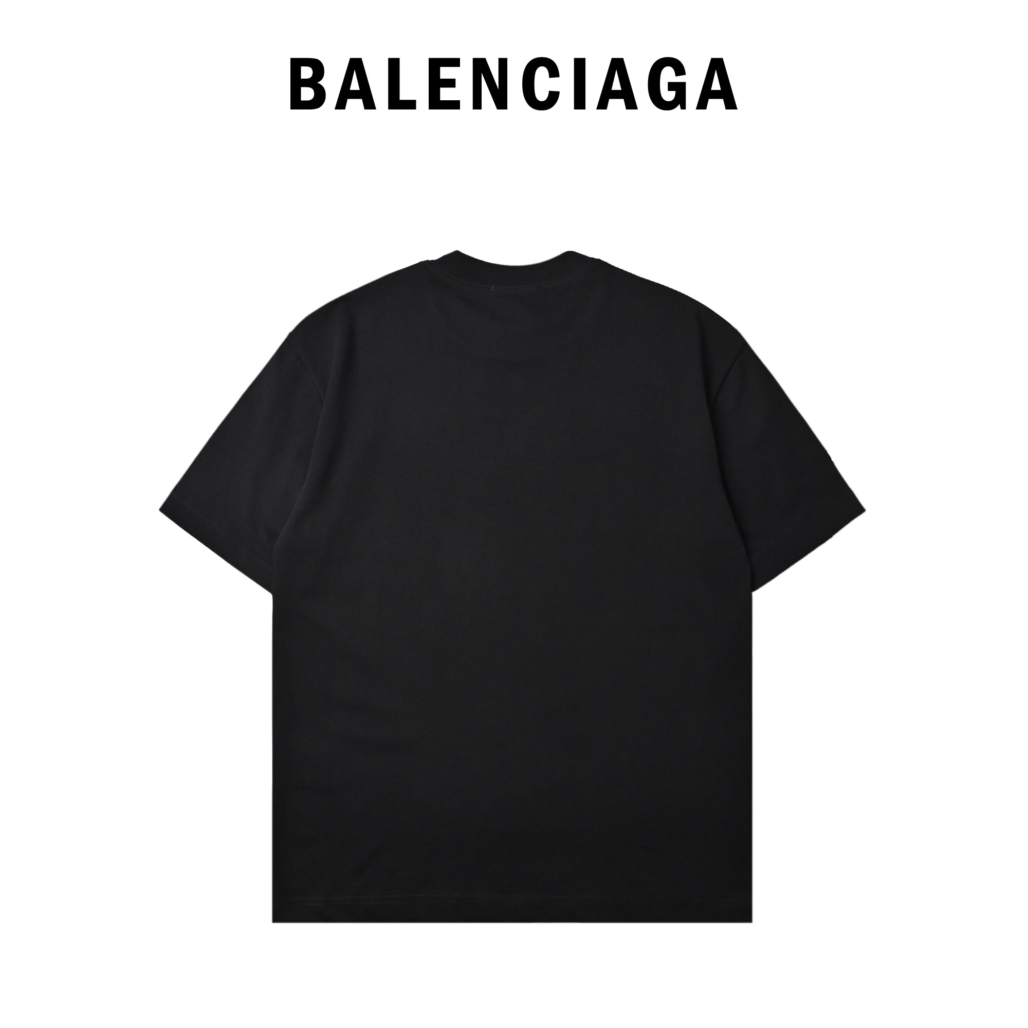 Balenciaga/巴黎世家 粉色字母印花短袖T恤