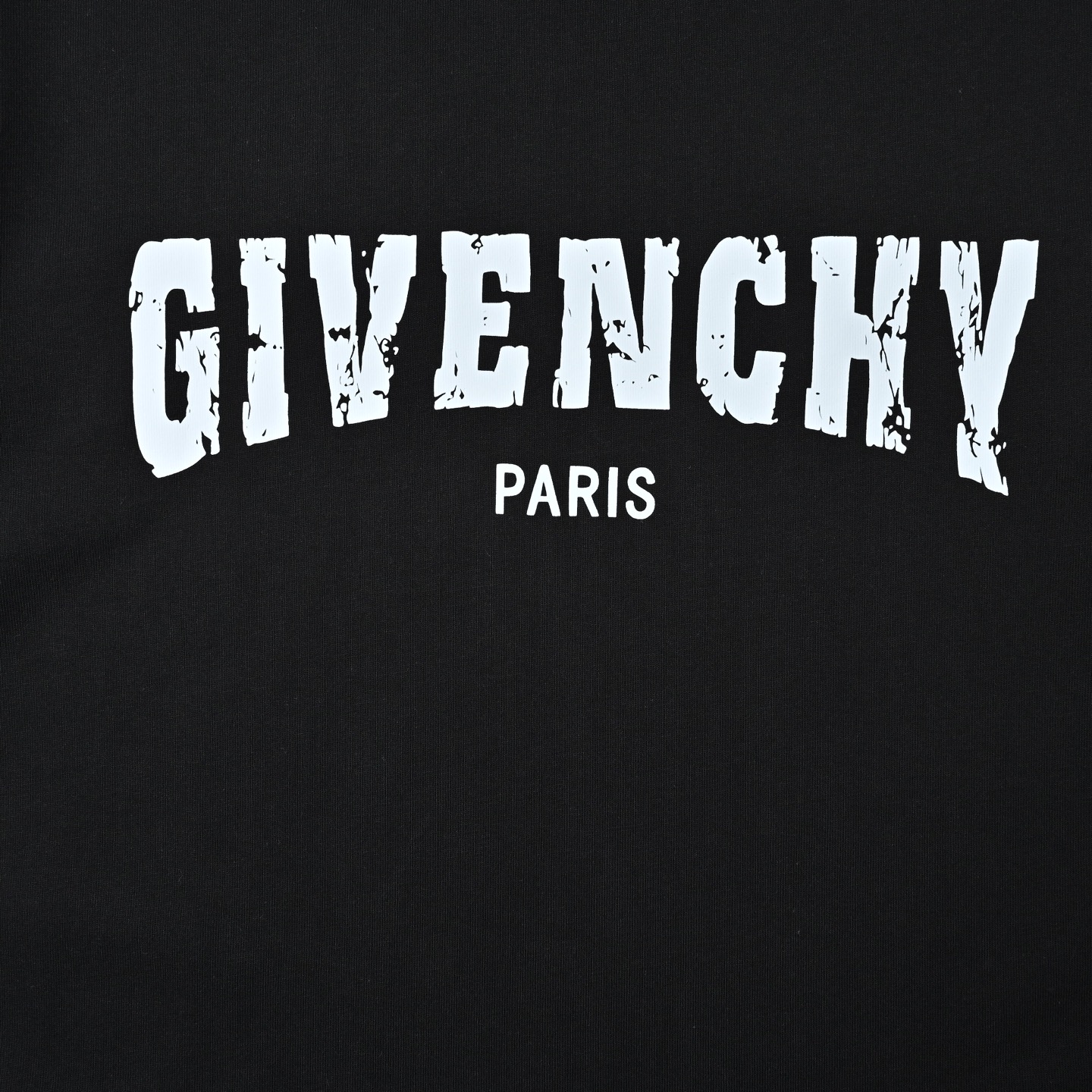 Givenchy/纪梵希 斑驳字母印花短袖T恤