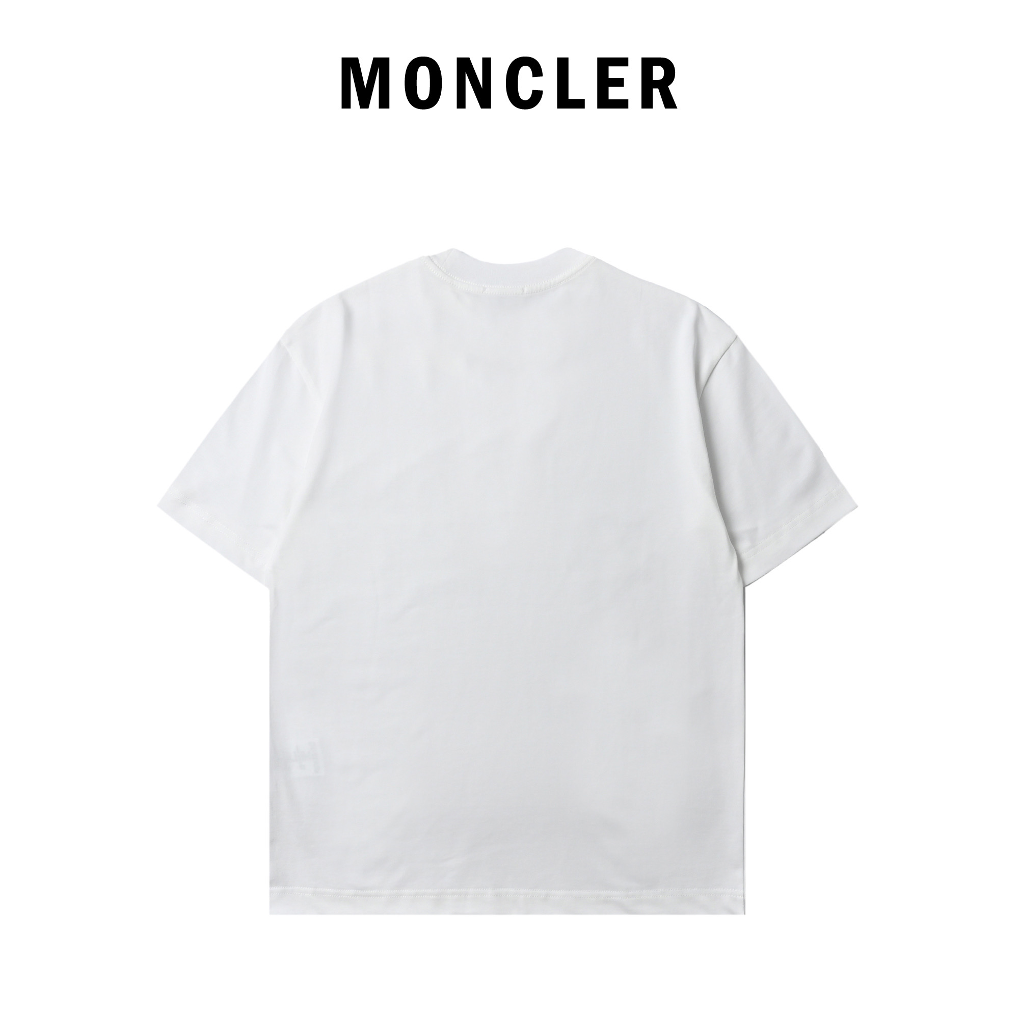 MONCLER 蒙口 2025新款 数字字母logo定制袖章短袖t恤-Chinese UA Cheap High Quatity Brand Clothes Bags handbags Sneakers wholesale wholesaler seller from China Factory suppliers Fashion Clothing Shoes best Quality Beautiful Price MONCLER 蒙口 2025新款 数字字母logo定制袖章短袖t恤