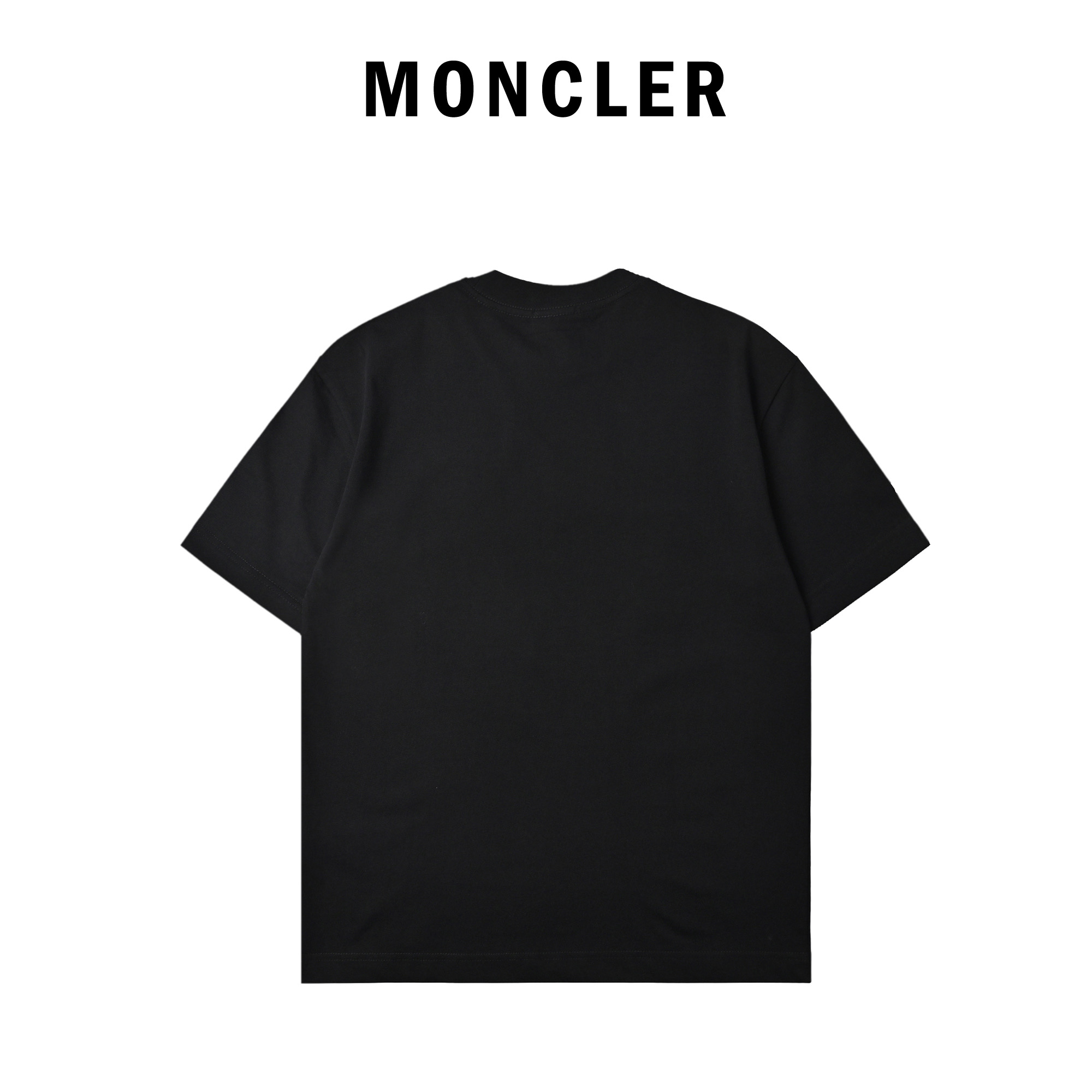 Moncler 蒙口 2025新款 数字字母logo定制袖章短袖t恤