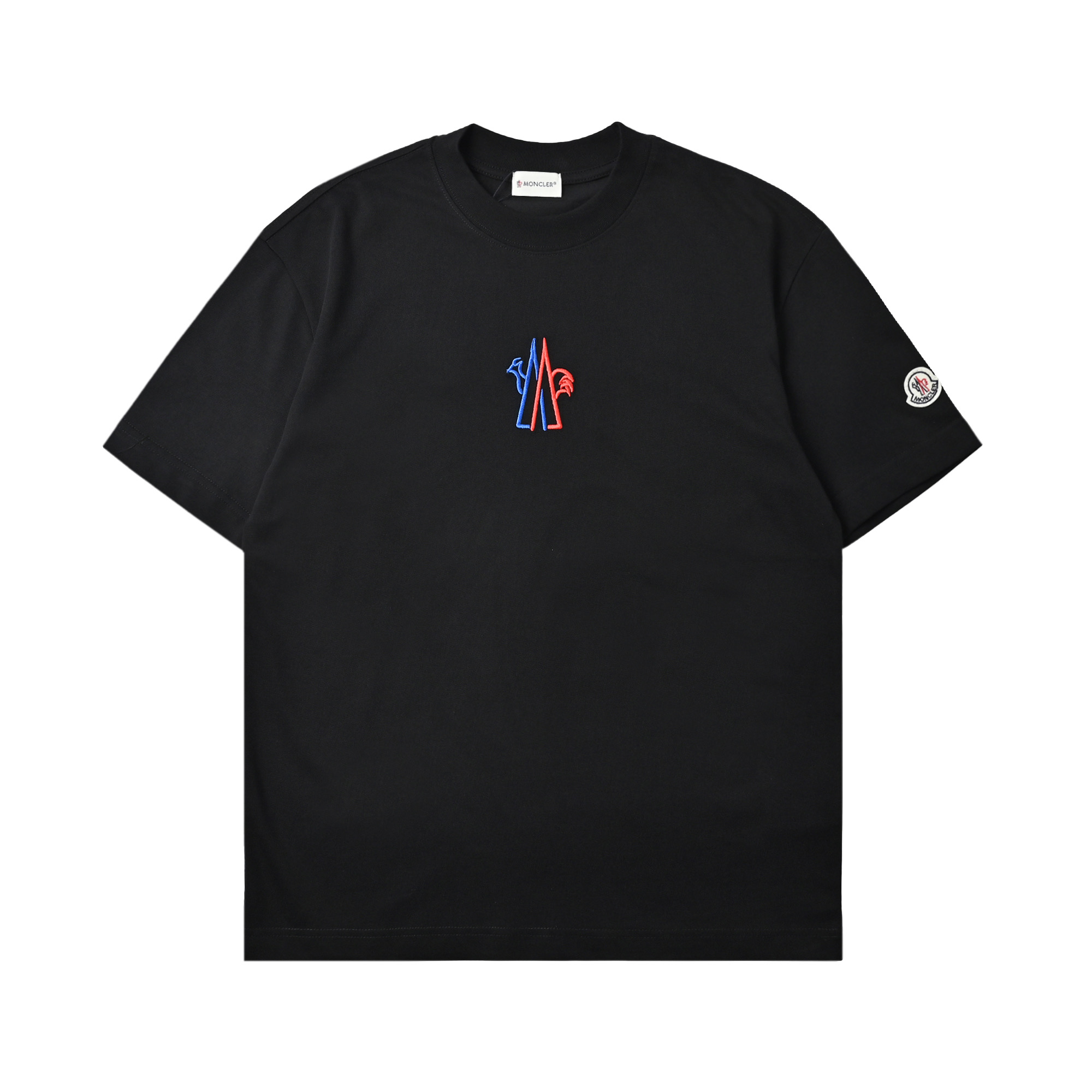 Moncler 蒙口 2025新款 数字字母logo定制袖章短袖t恤