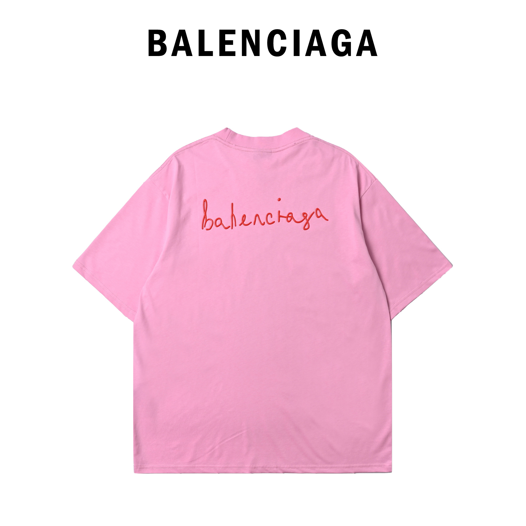 Balenciaga巴黎市场 爱心字母硅胶短袖