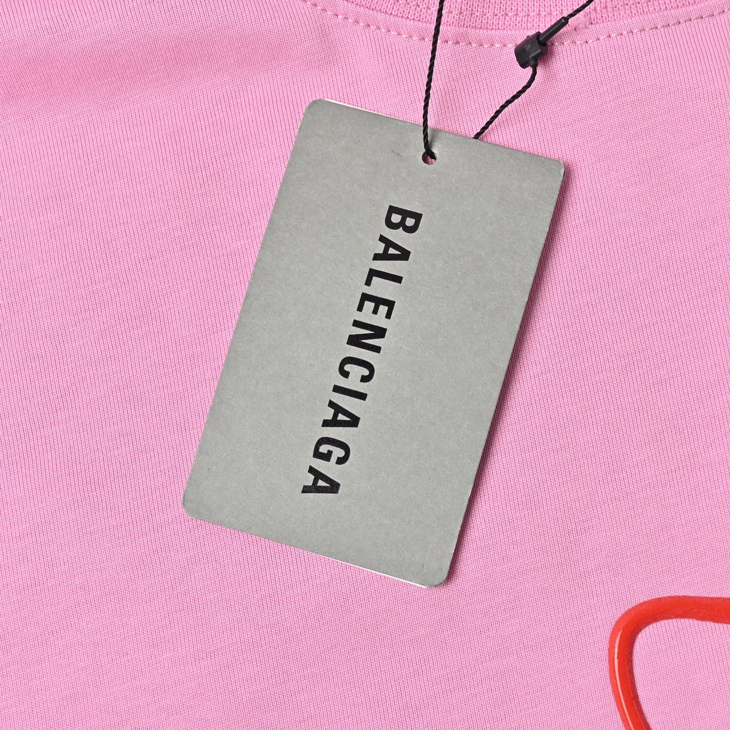 Balenciaga巴黎市场 爱心字母硅胶短袖
