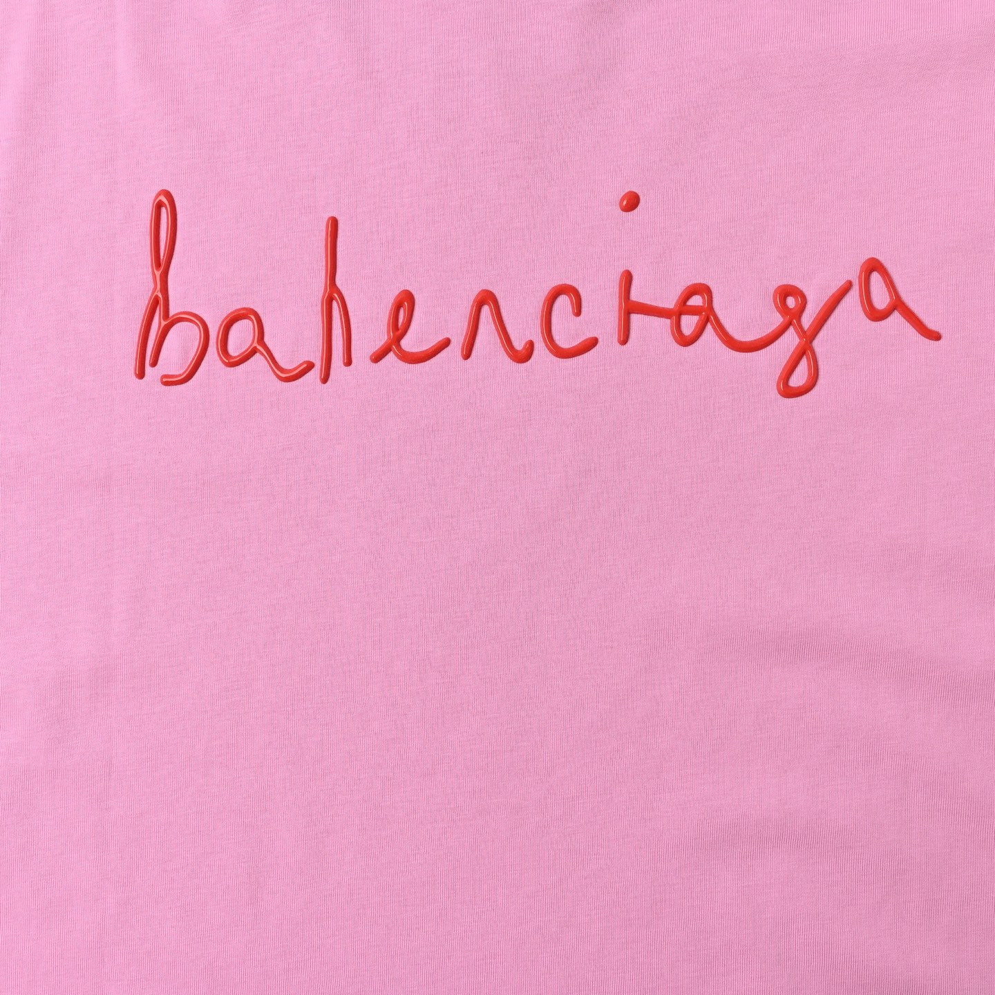 Balenciaga巴黎市场 爱心字母硅胶短袖