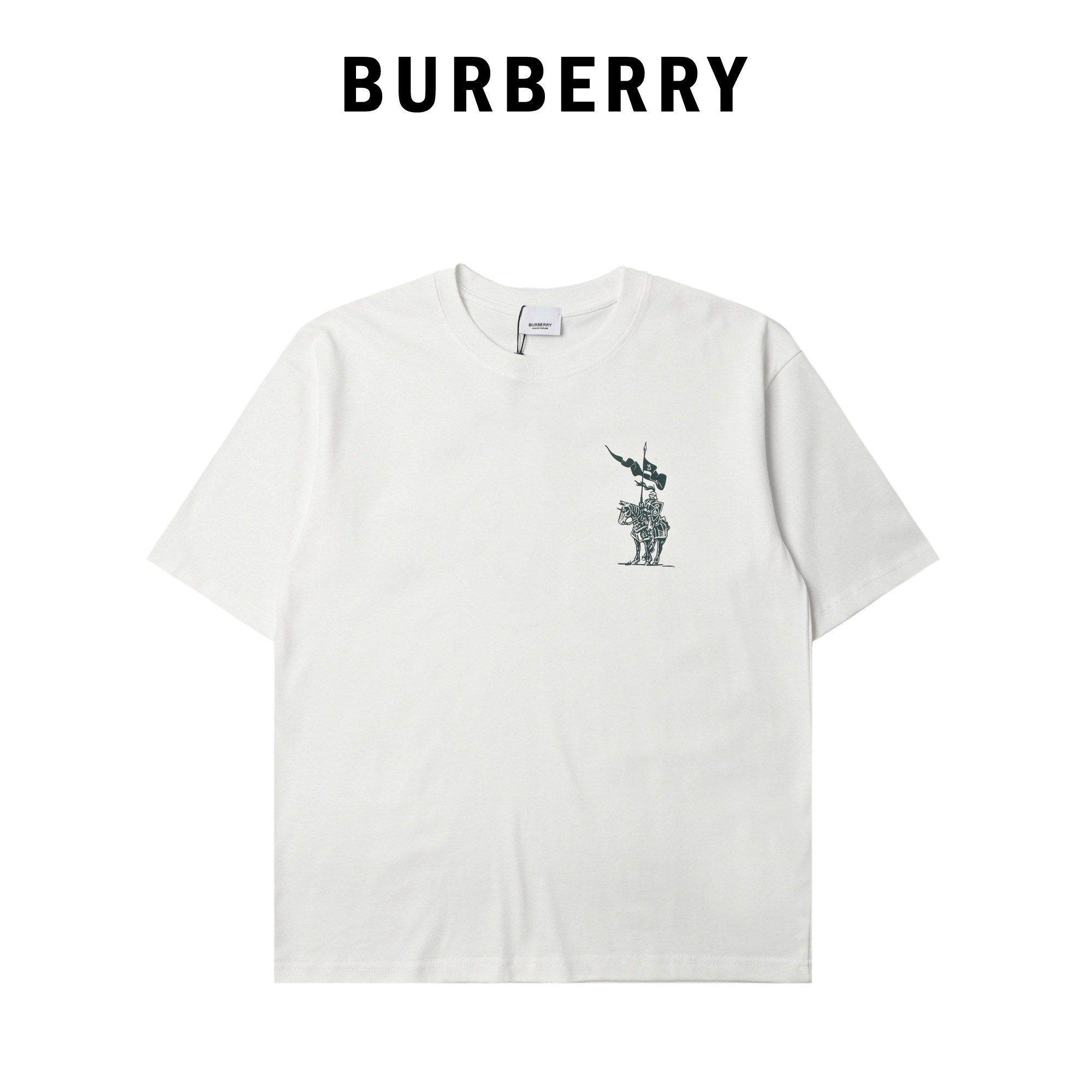 BURBERRY 巴宝莉 2025夏季新款 印花战马短袖T恤 个性字母logo印花