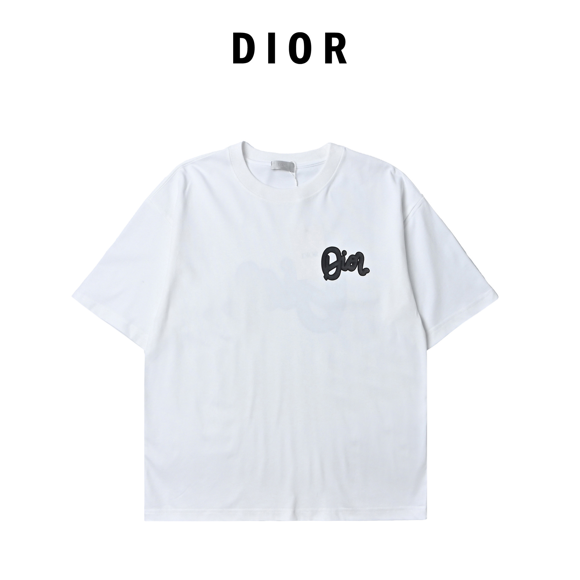 Dior 迪奥 艺术字体字母logo短袖T恤