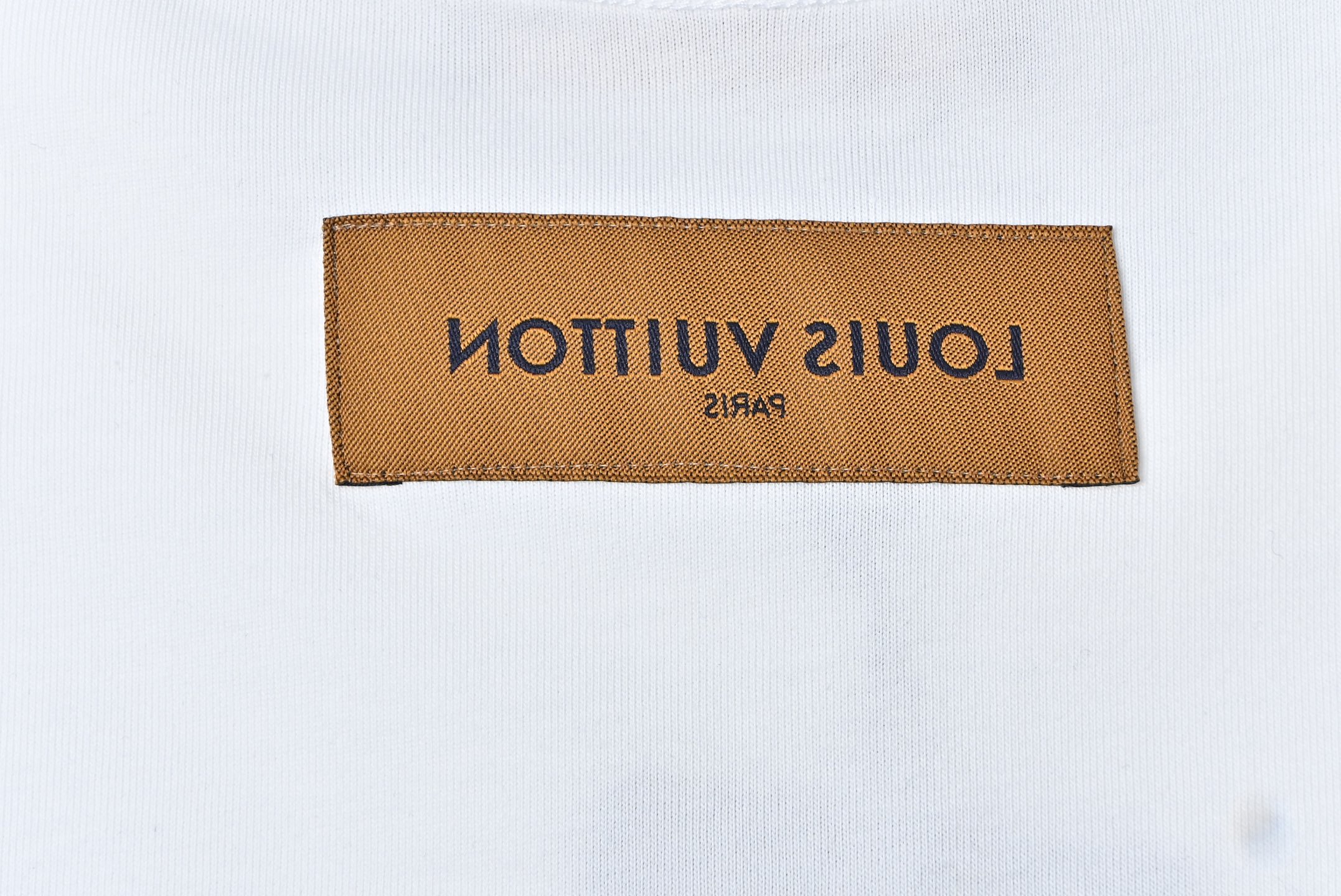 Louis Vuitton 路易威登 黄色大logo字母短袖T恤