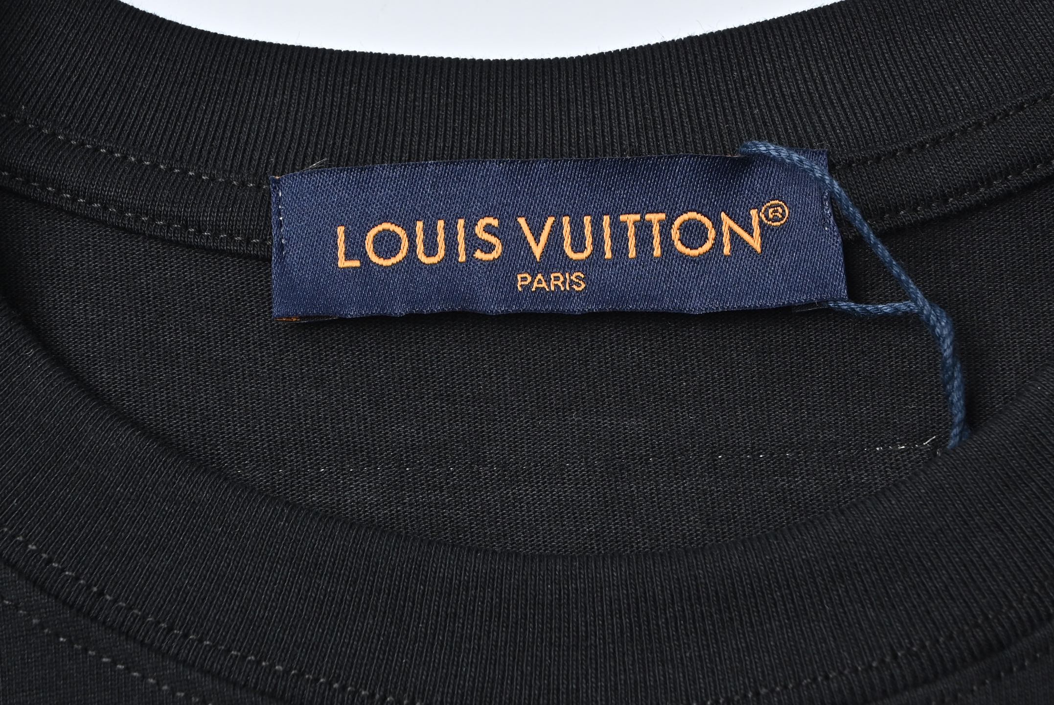 Louis Vuitton 路易威登 黄色大logo字母短袖T恤