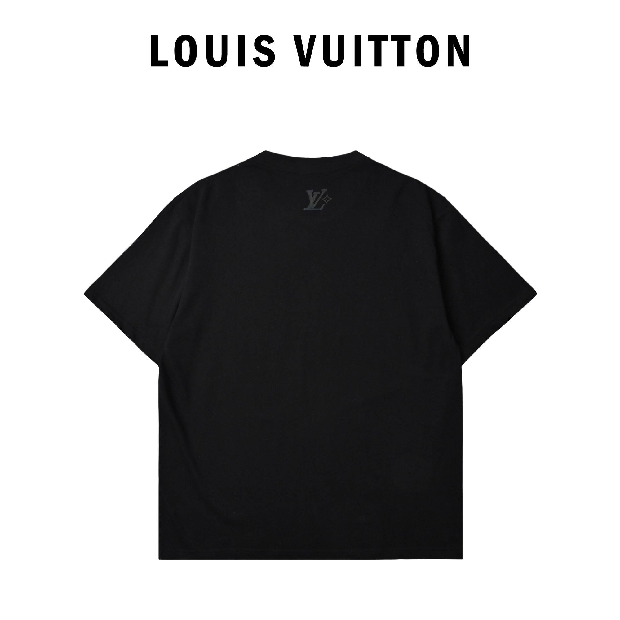 Louis Vuitton 路易威登 镭射虹彩竖纹印花短袖T恤