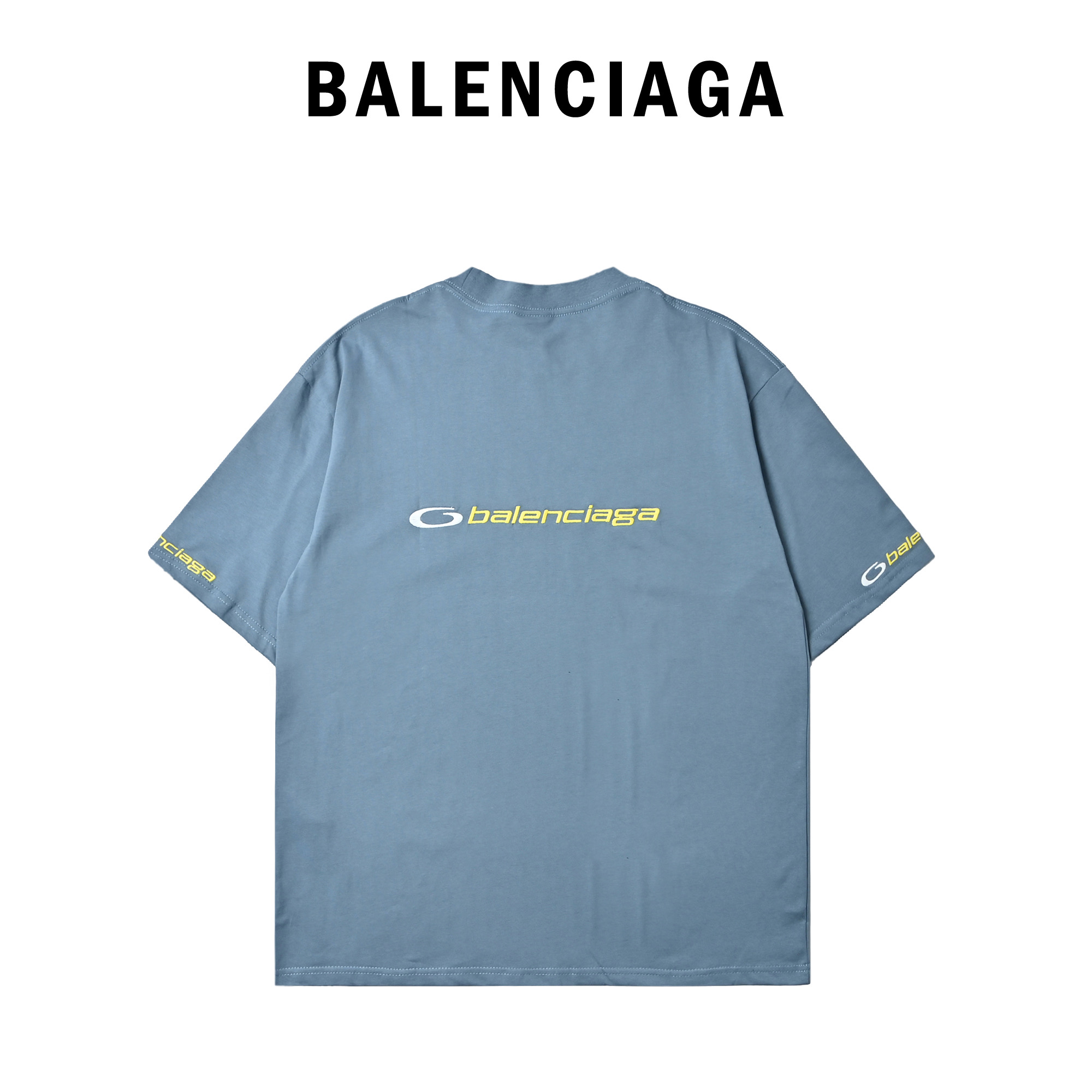 Balenciaga 巴黎世家 2025ss新TracksuitLogo刺绣字短袖T恤