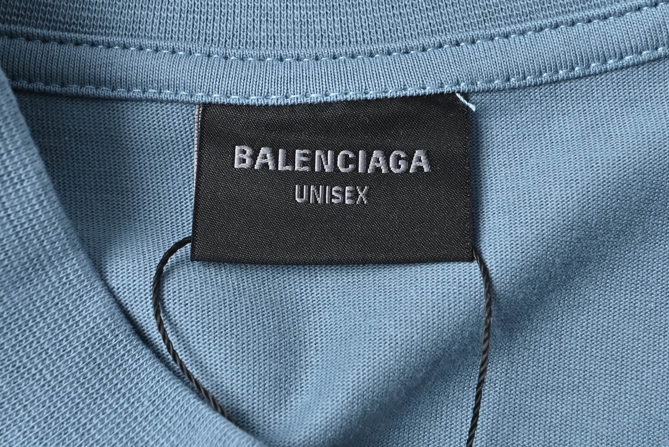 Balenciaga 巴黎世家 2025ss新TracksuitLogo刺绣字短袖T恤