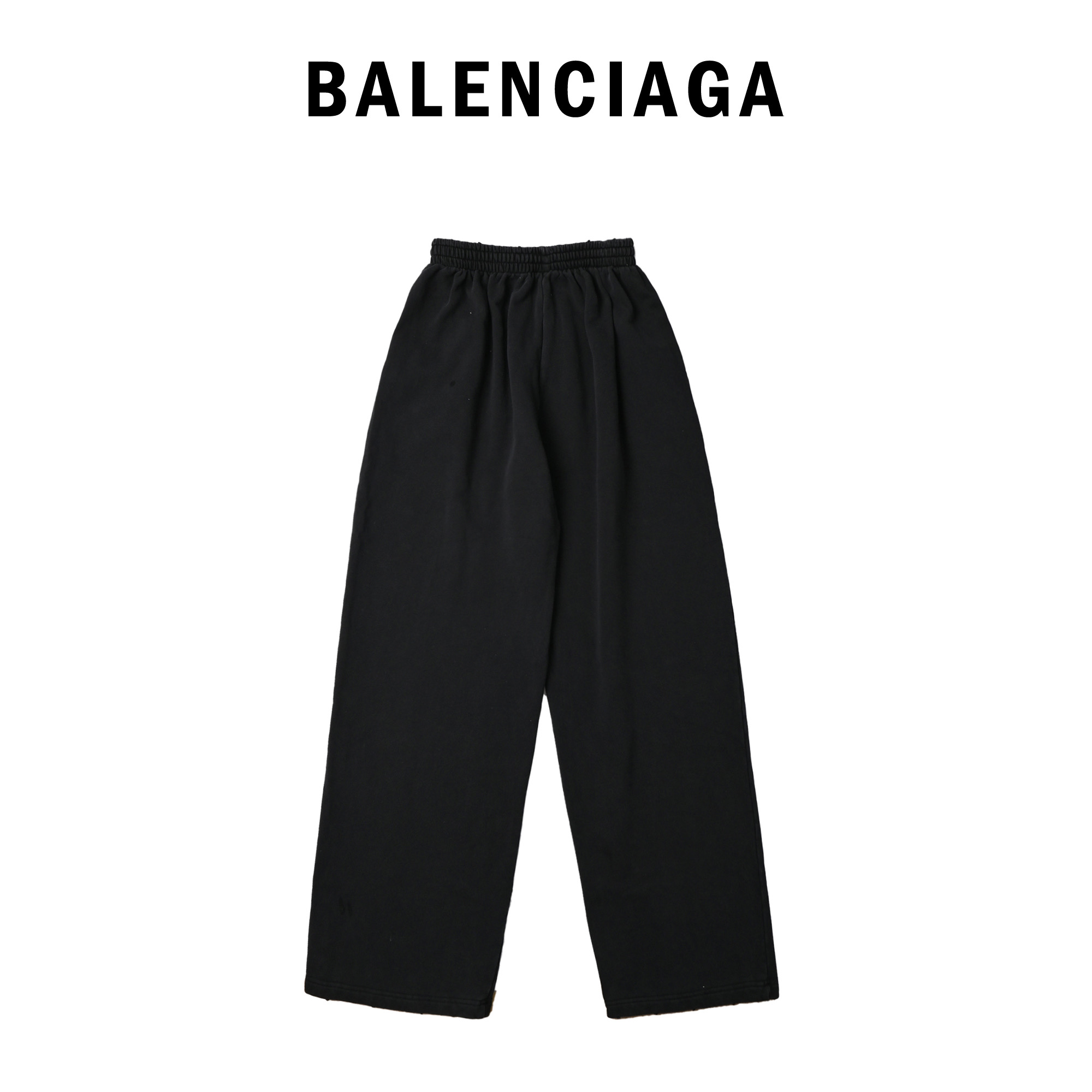 Balenciaga 巴黎世家25SS水洗灰刺绣卫裤