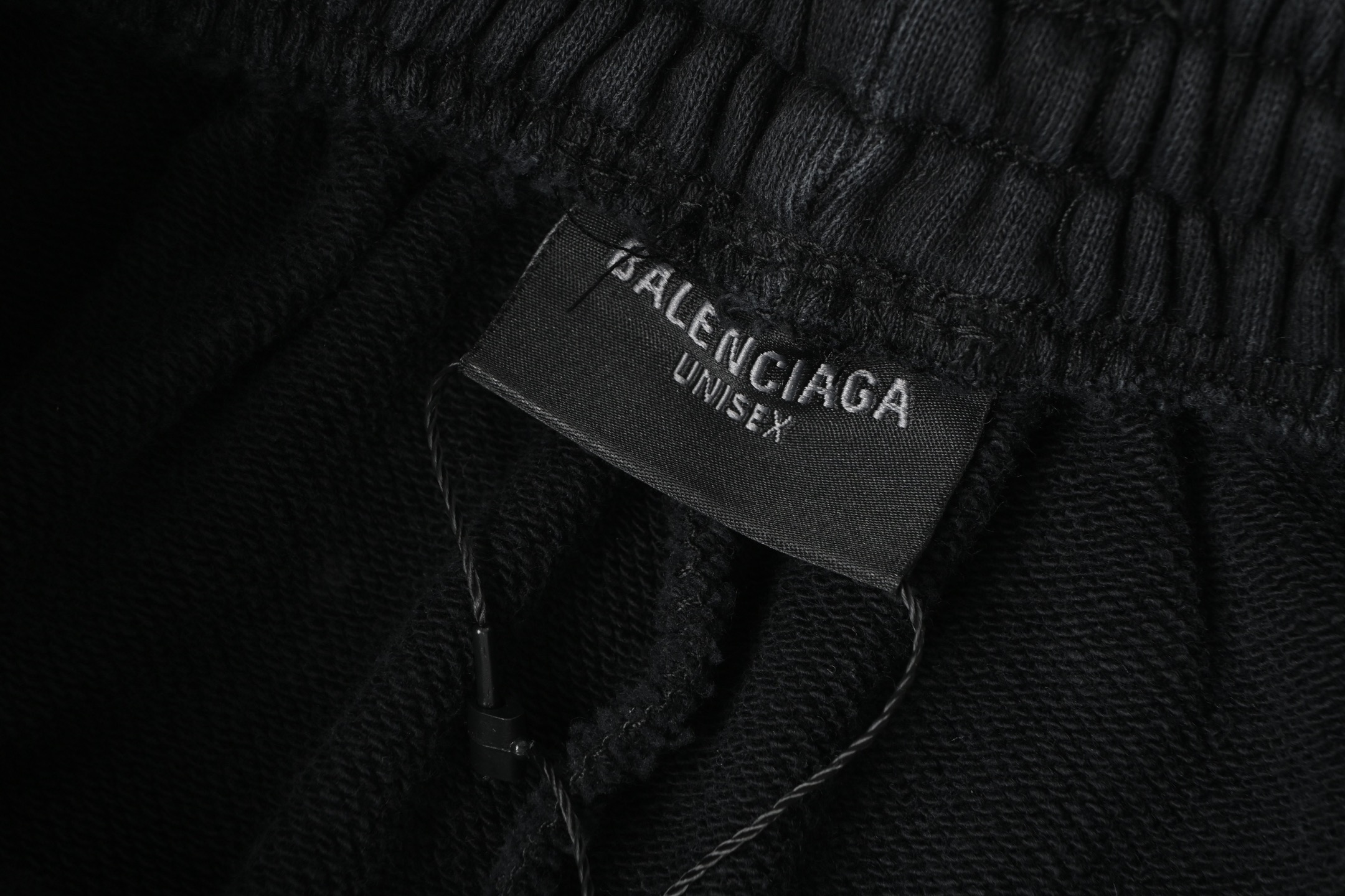 Balenciaga 巴黎世家25SS水洗灰刺绣卫裤