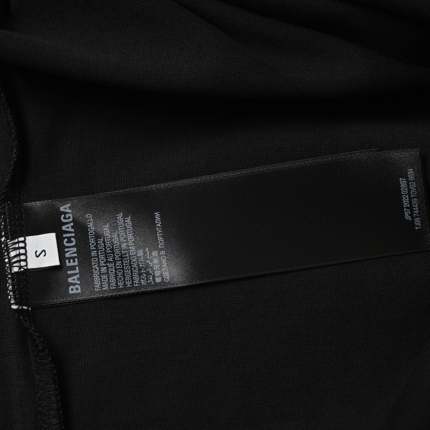 Balenciaga/巴黎世家·经典小标刺绣圆领短袖T恤 黑色 白色-Chinese UA Cheap High Quatity Brand Clothes Bags handbags Sneakers wholesale wholesaler seller from China Factory suppliers Fashion Clothing Shoes best Quality Beautiful Price Balenciaga/巴黎世家·经典小标刺绣圆领短袖T恤 黑色 白色