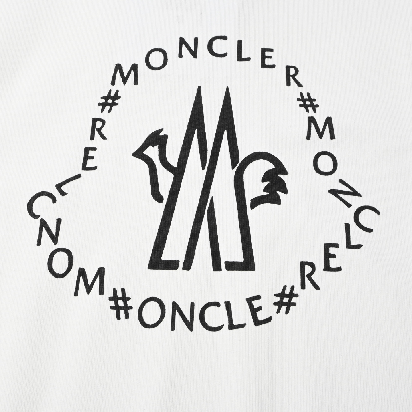 Moncle* 蒙口 2025夏季新款 经典logo印花短袖T恤