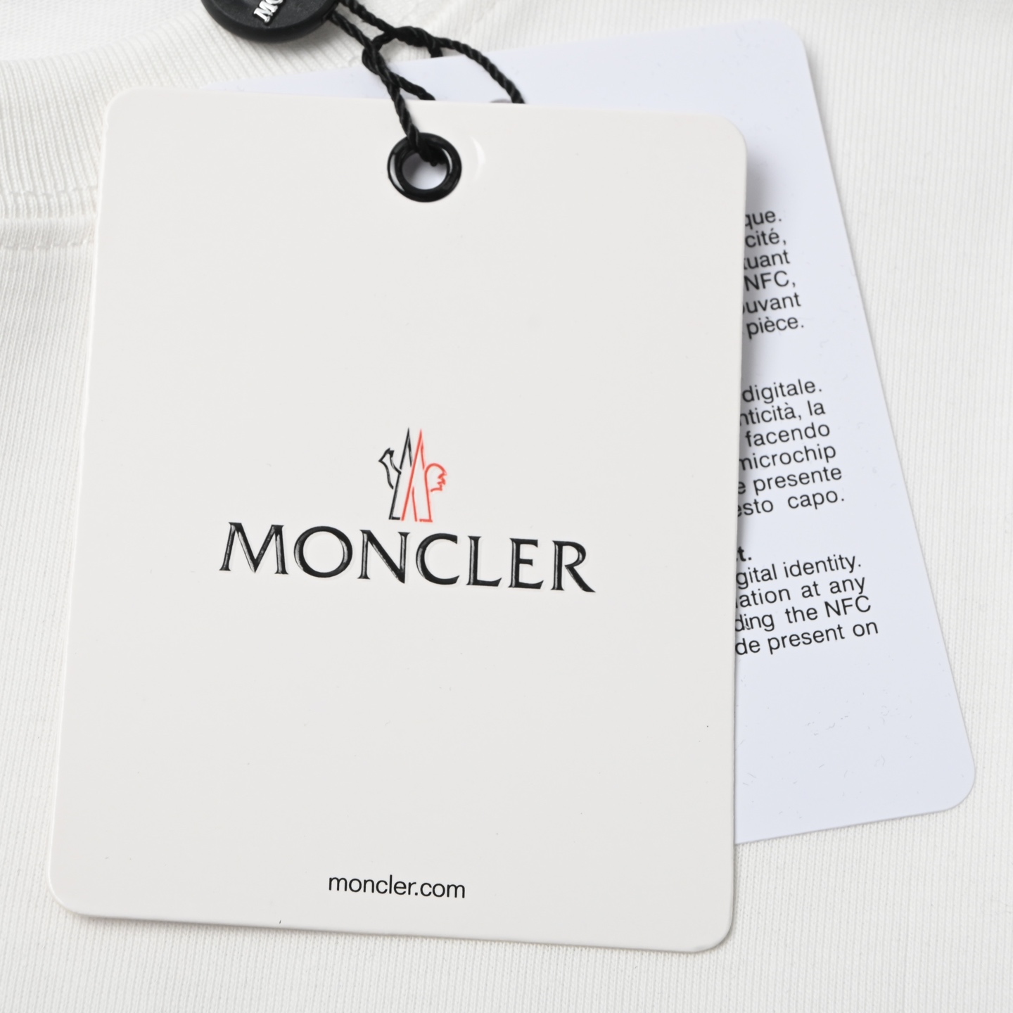 Moncle* 蒙口 2025夏季新款 经典logo印花短袖T恤