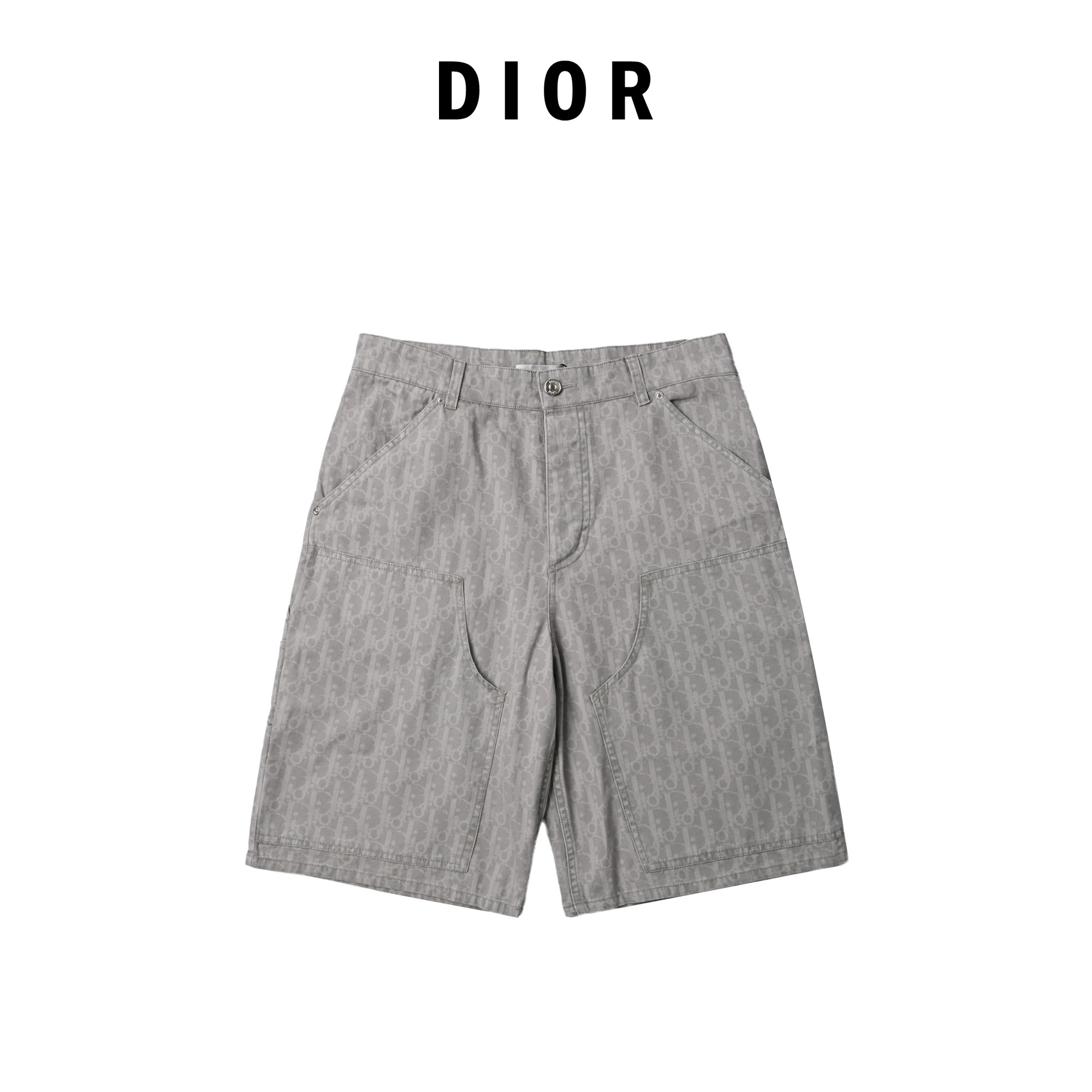 Dior迪奥 经典牛仔老花满印短裤