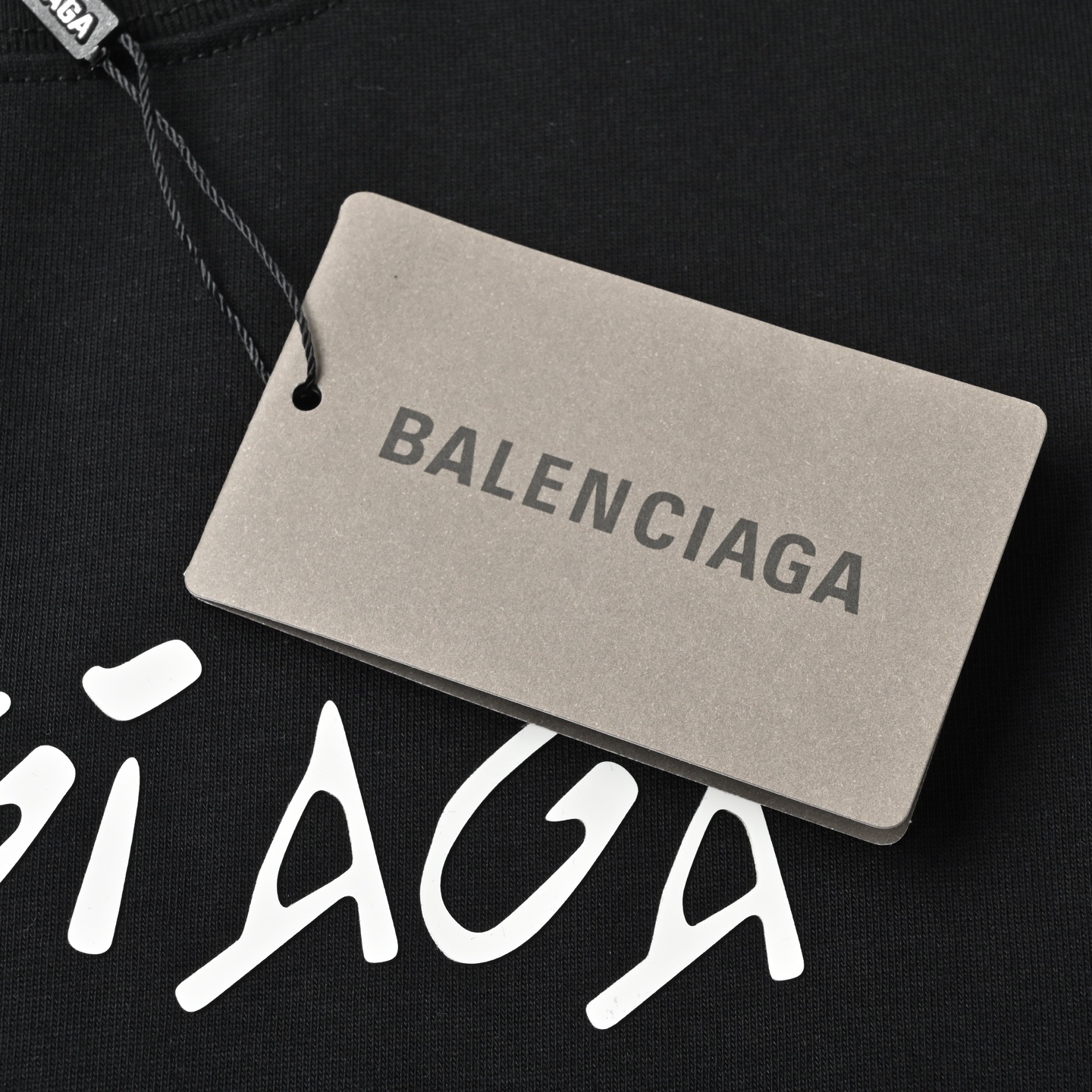 BALENCIAGA 巴黎世家 易拉罐字母印花短袖T恤 Logo标识印花