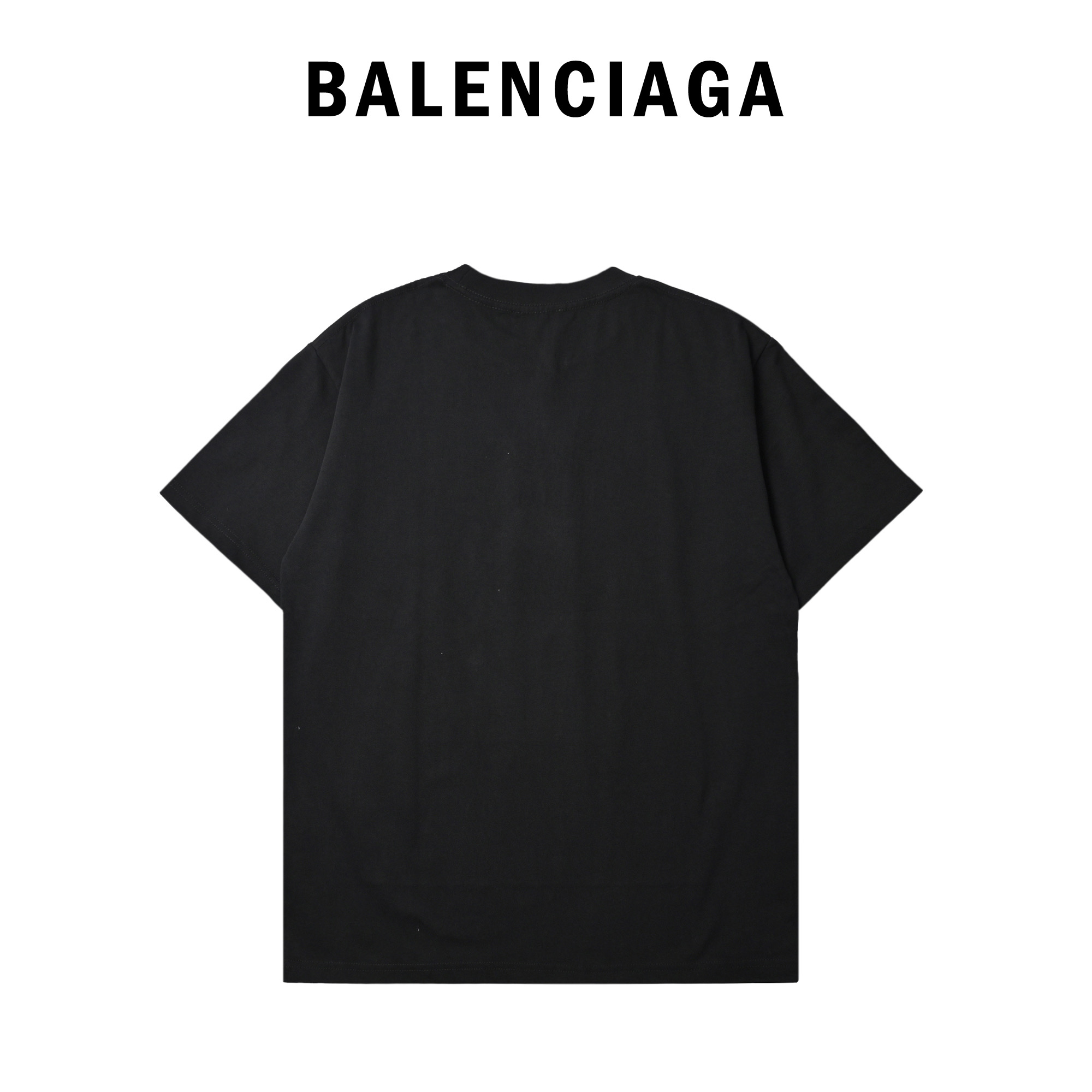 BALENCIAGA 巴黎世家 易拉罐字母印花短袖T恤 Logo标识印花