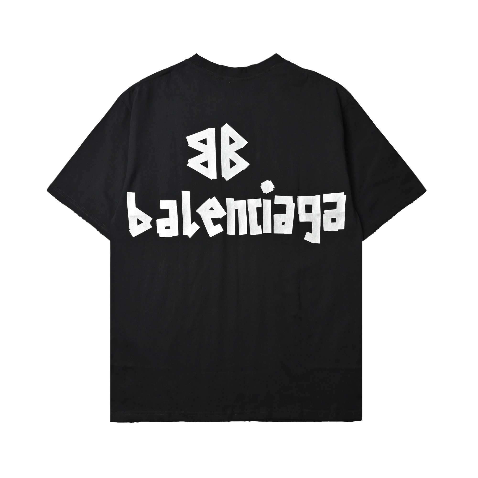 Balenciaga 巴黎世家 银白胶带短袖T恤