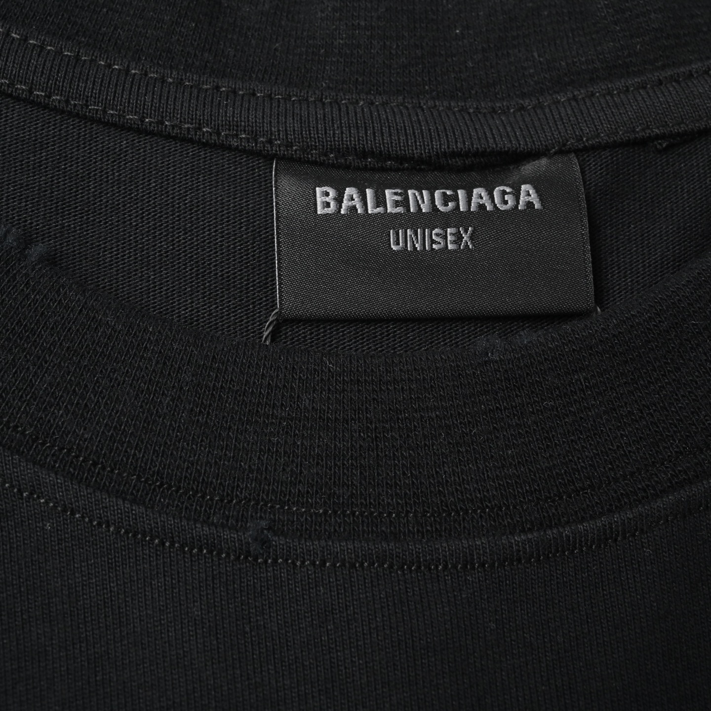 Balenciaga 巴黎世家 银白胶带短袖T恤