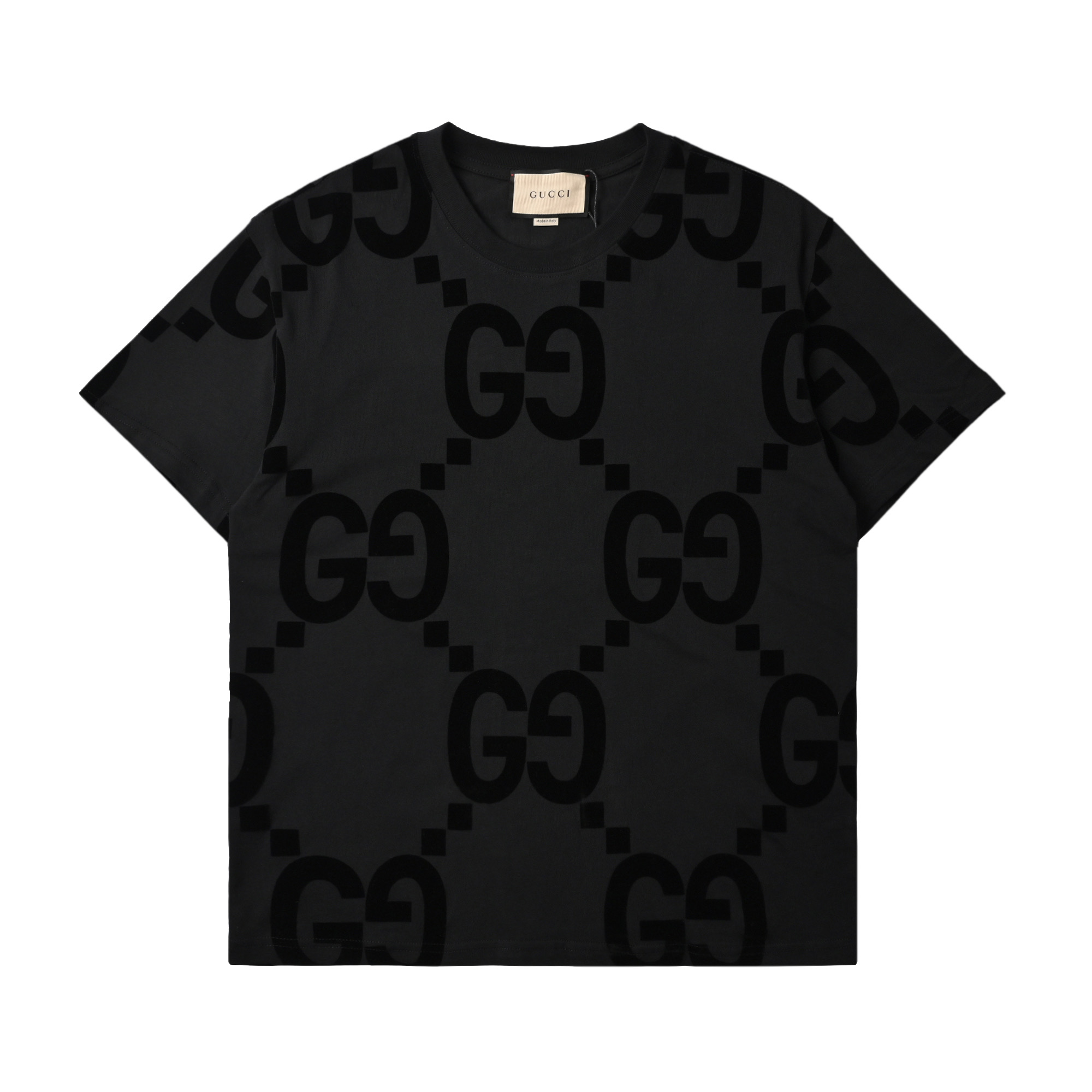 Gucci 古驰 植绒大G高克重短袖T恤