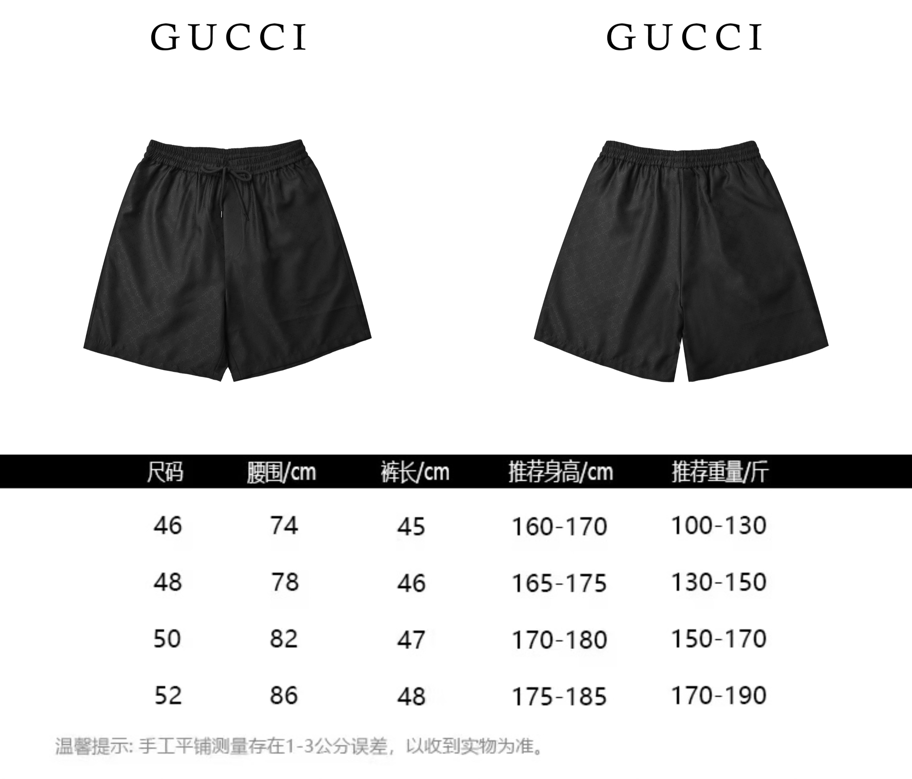Gucci古驰24ss新品织带印花府绸短裤 这短裤出自Gucci Lido系列