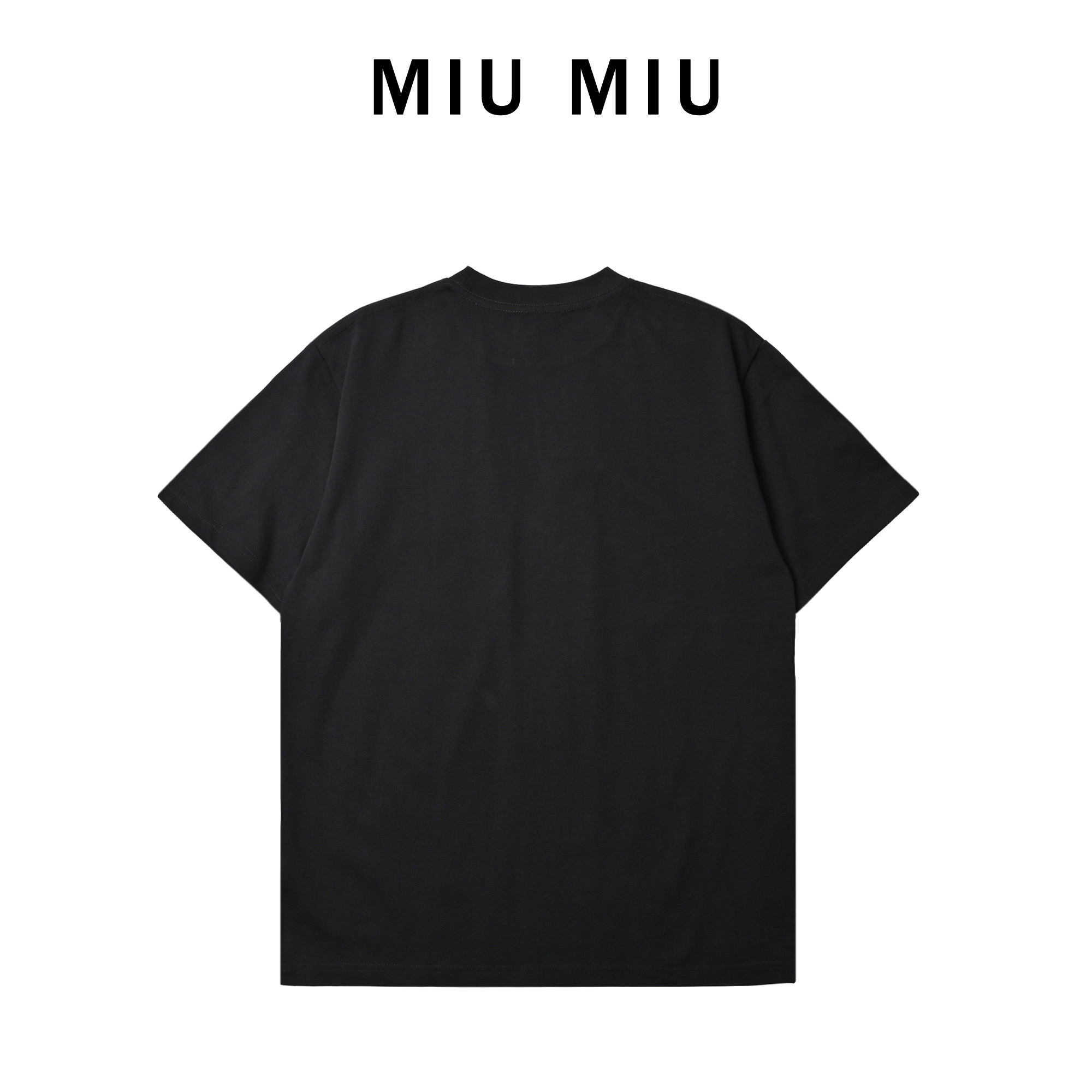 miumiu 帆布鞋印花短袖T恤 纯色T恤简约大气