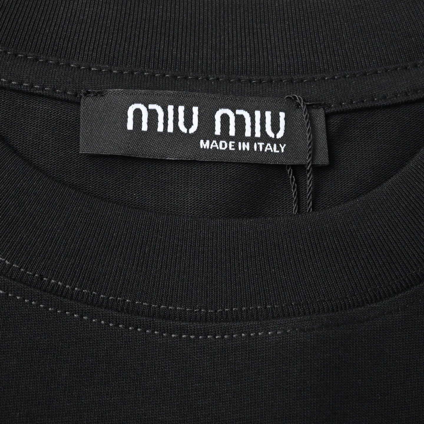 miumiu 帆布鞋印花短袖T恤 纯色T恤简约大气