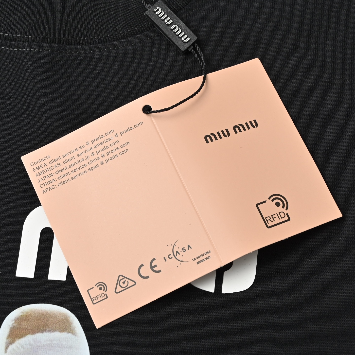 miumiu 帆布鞋印花短袖T恤 纯色T恤简约大气